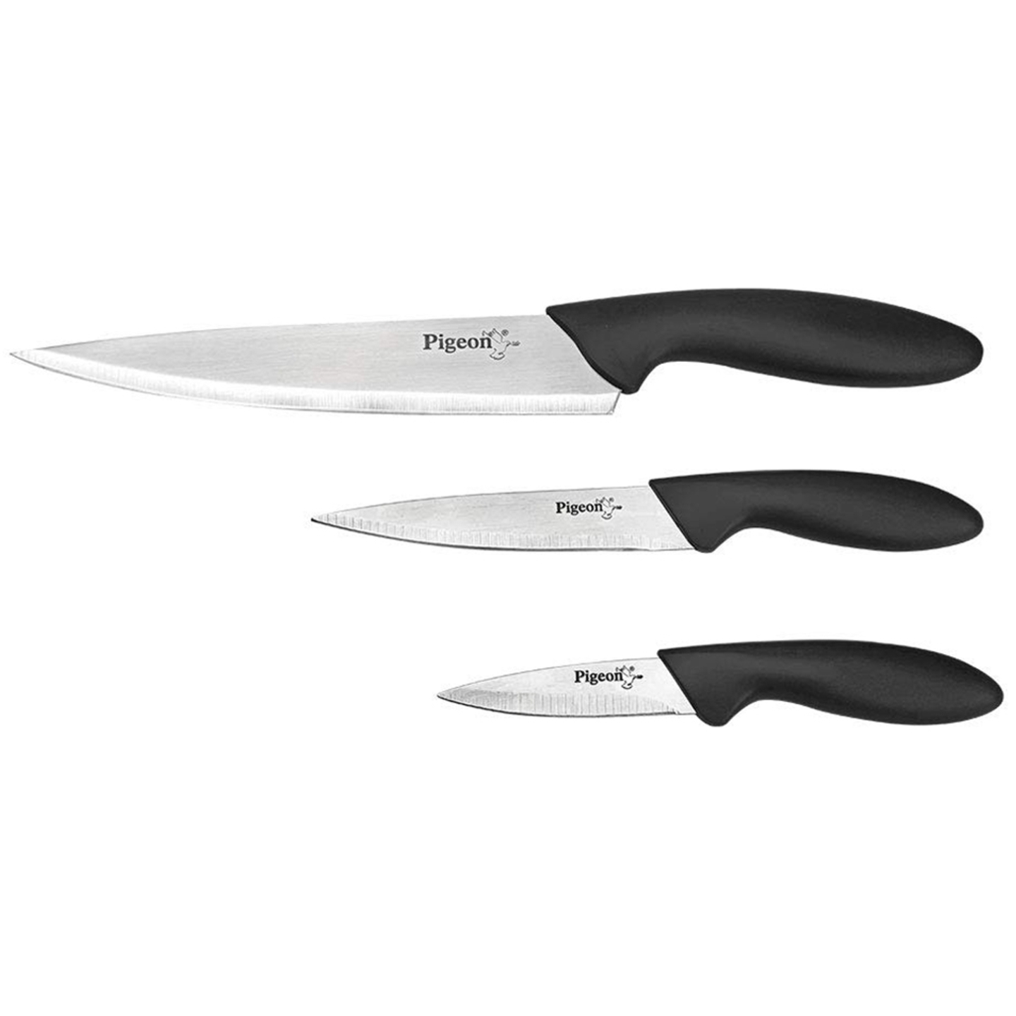 Pigeon Stainless Steel Knife Set: 3 Pieces