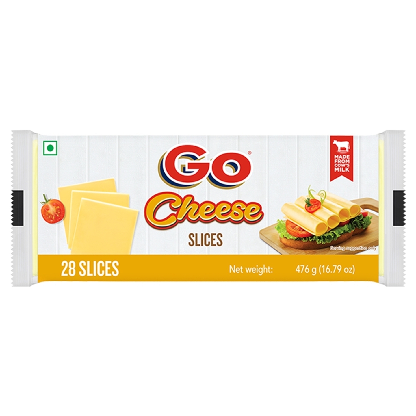 Gowardhan Cheese Slice - 28 Slices: 476 gms