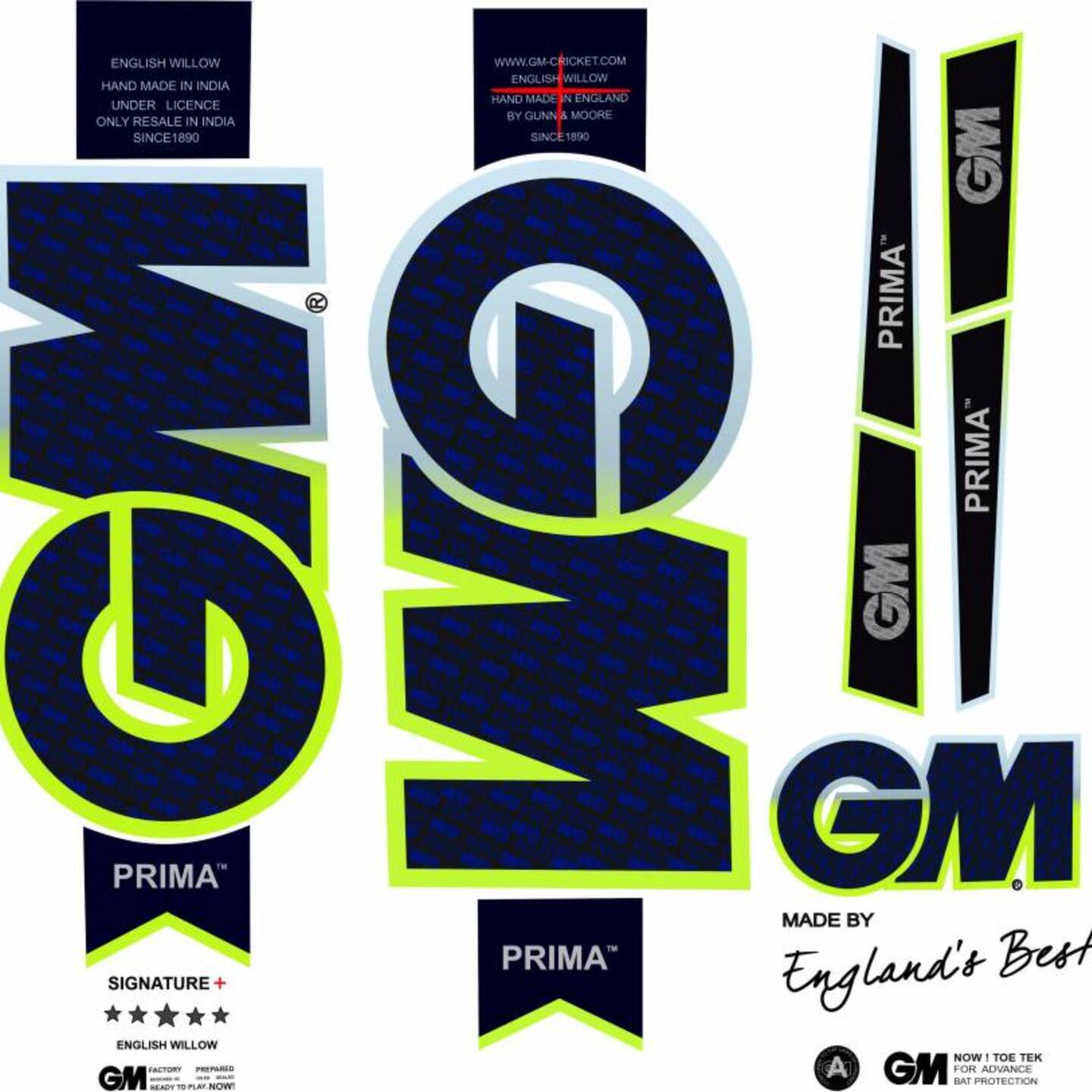 Prima Cricket Bat Sticker Bat