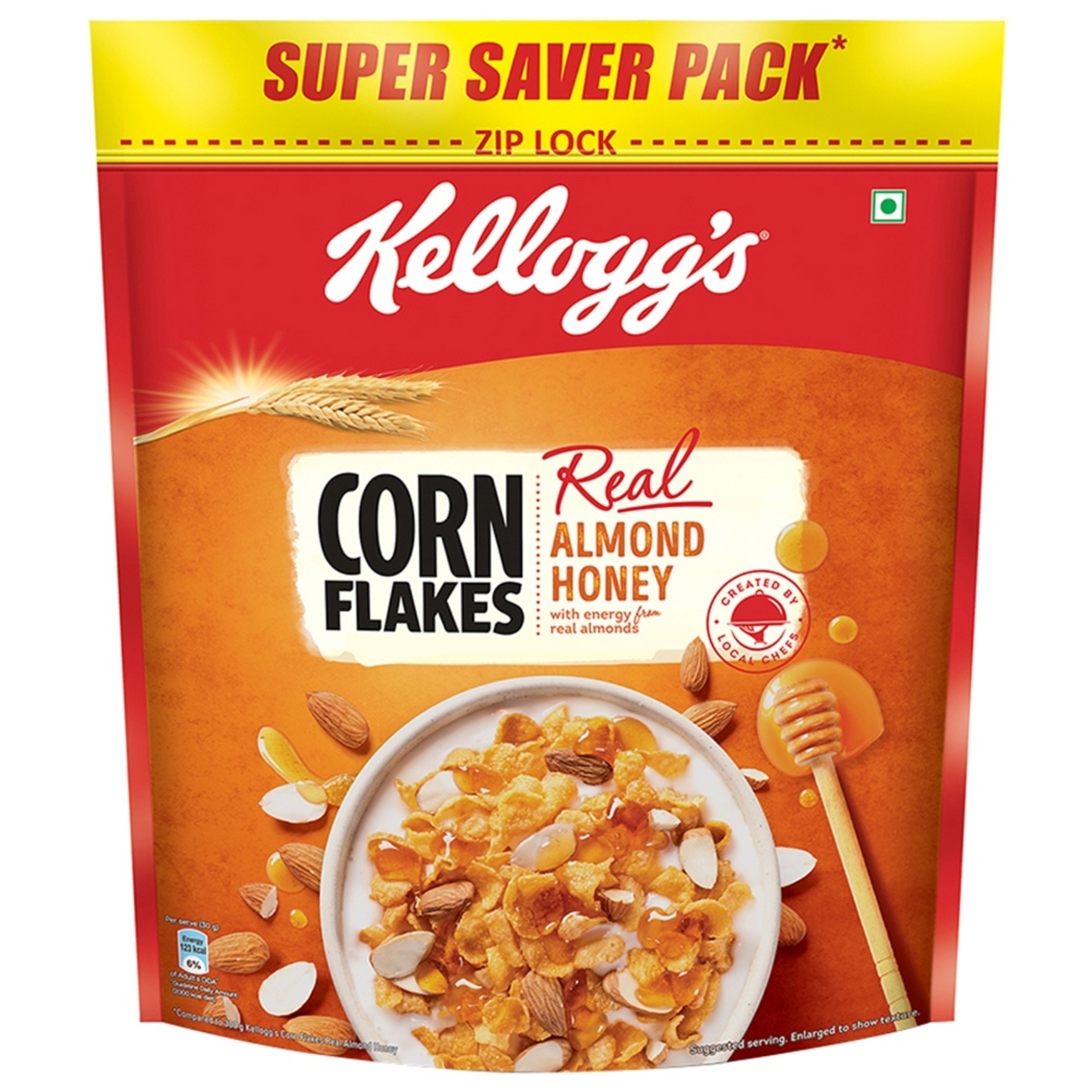 Kellogg's Corn Flakes with Real Almond & Honey: 1 kg