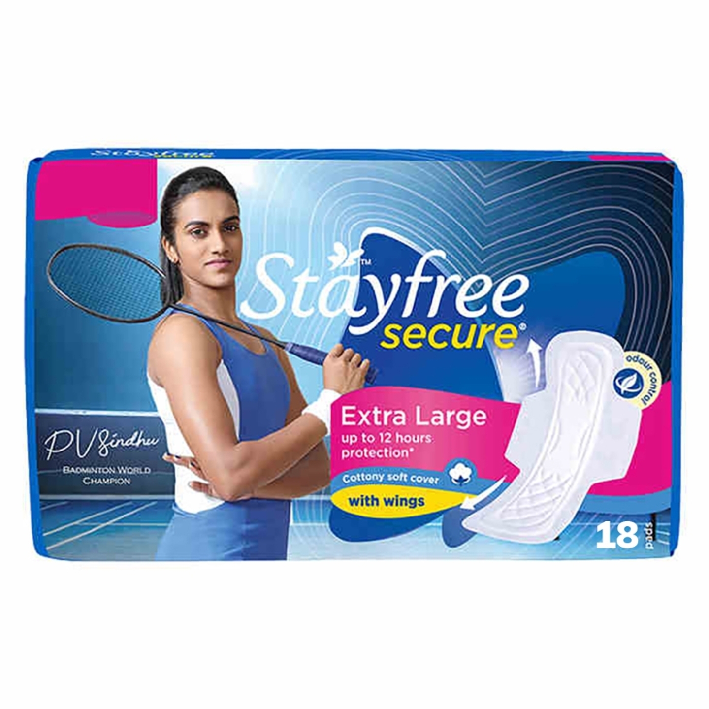 Stayfree Secure Cottony Wings XL: 18 U