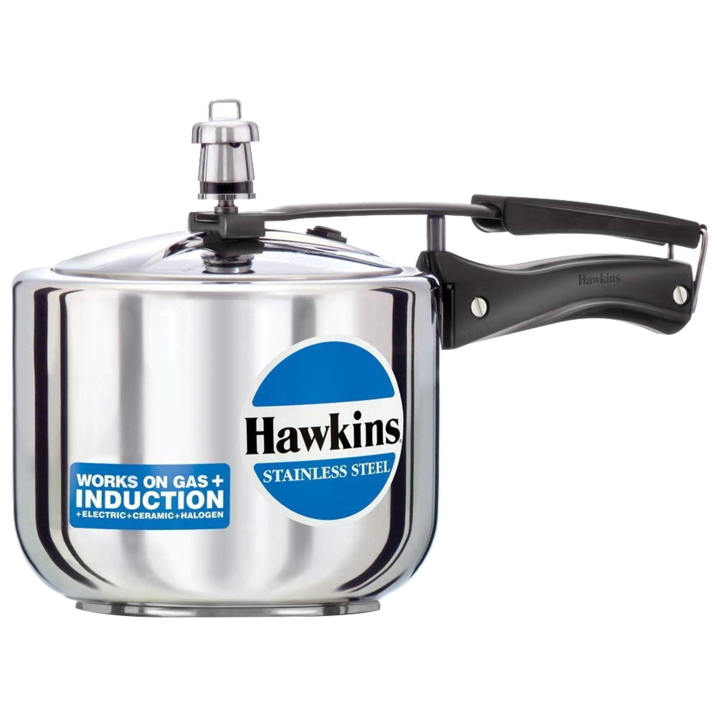 Hawkins Steel Induction Pressure Cooker - HSS3T: 3 Litres