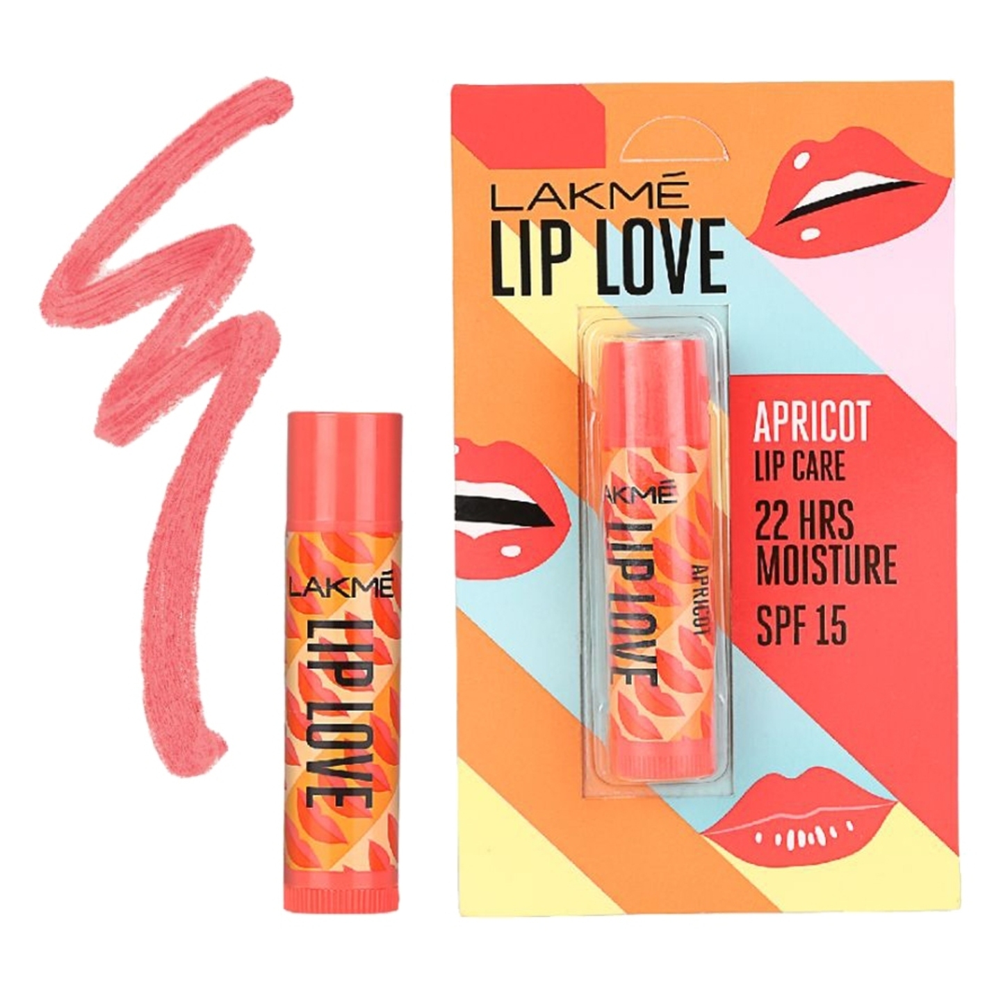 Lakme Lip Love Chapstick - Apricot: 4.5 gms