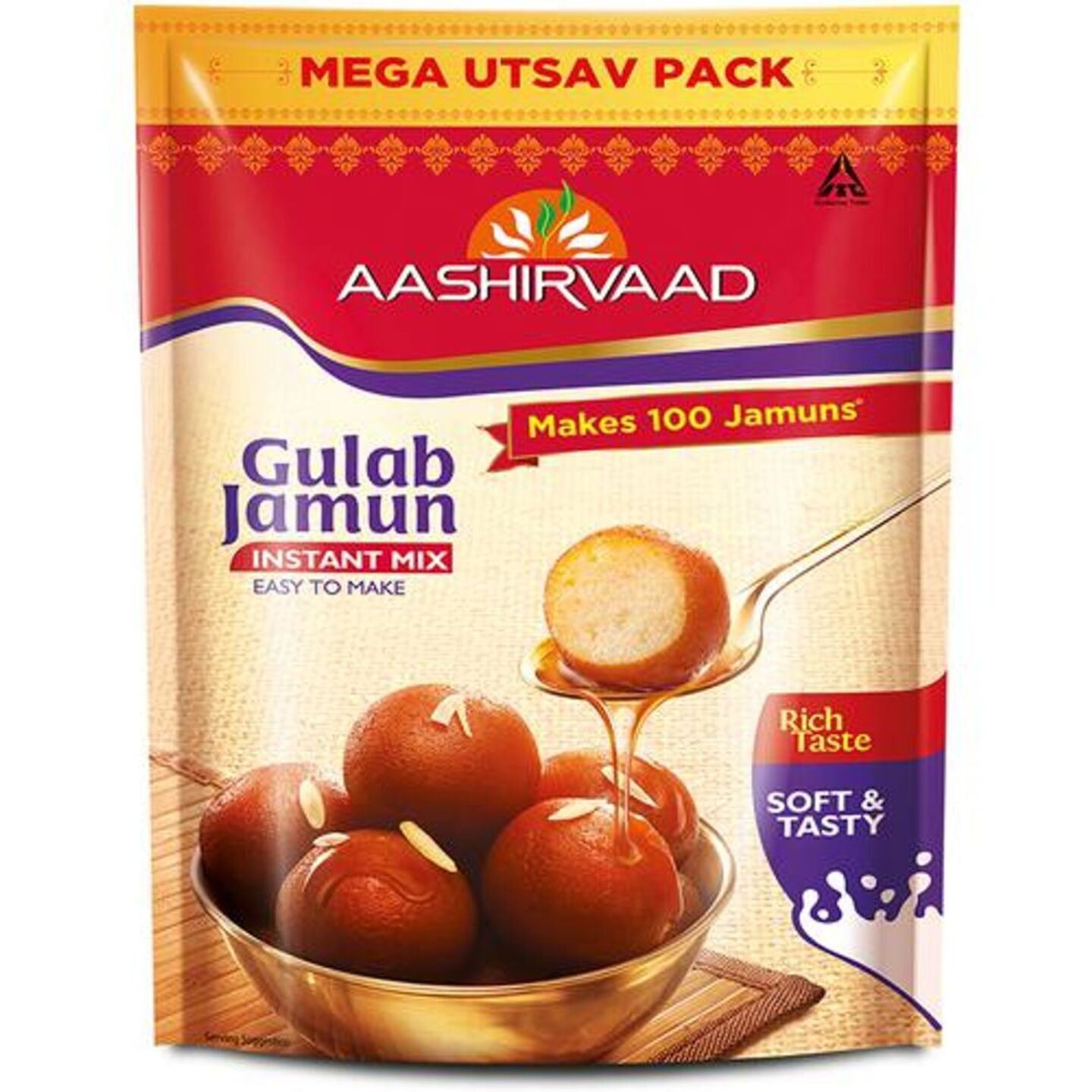 Aashirvaad Gulab Jamun Instant Mix: 500 gms