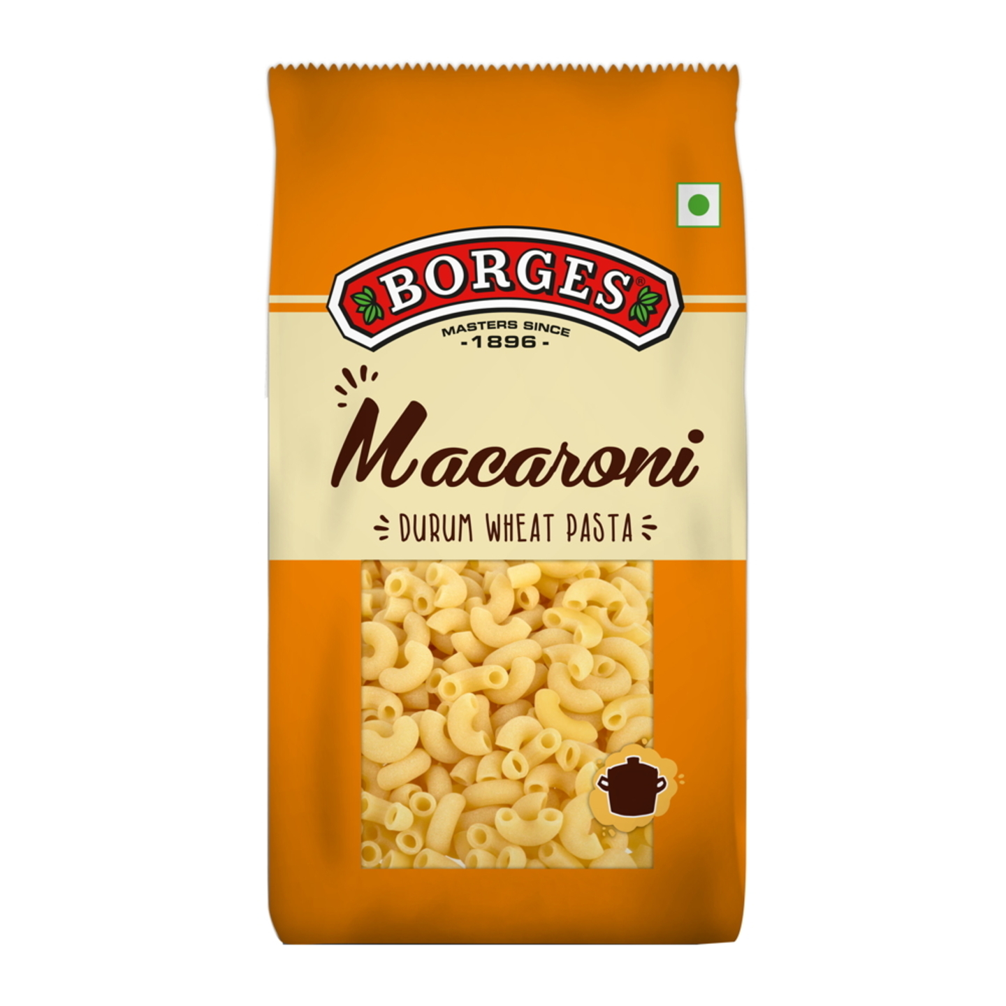 Borges Macaroni Durum Wheat Pasta: 350 gms