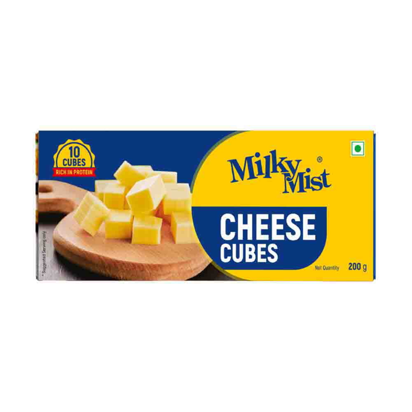 Milky Mist Cheese Cubes: 200 gms