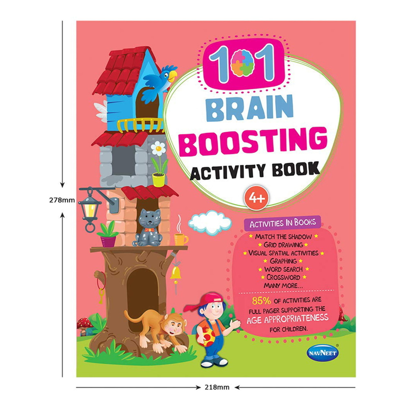 Navneet 101 Activity Book 4+: 1 Unit