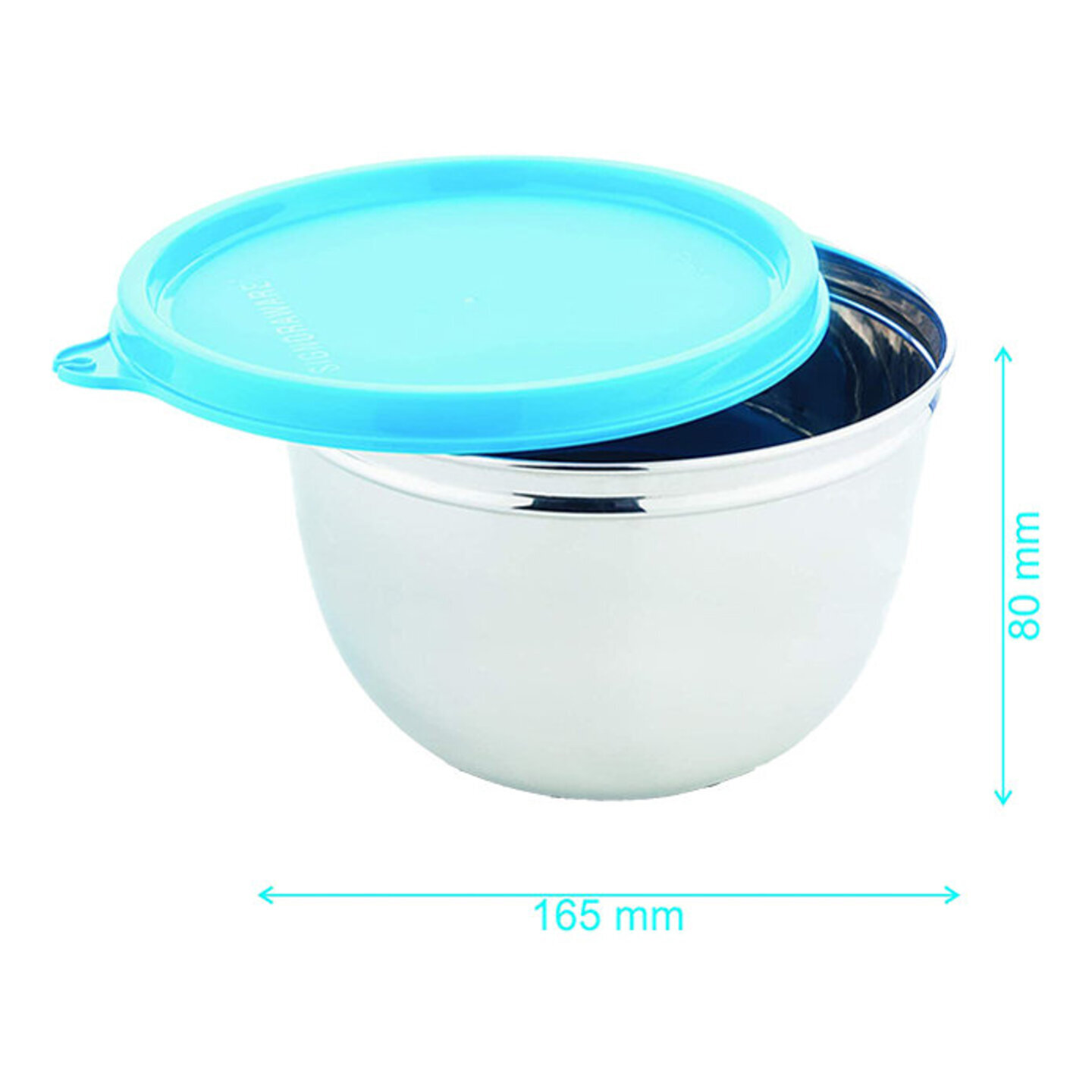 Signoraware Steel Mixing Bowl - Blue: 1 Litre