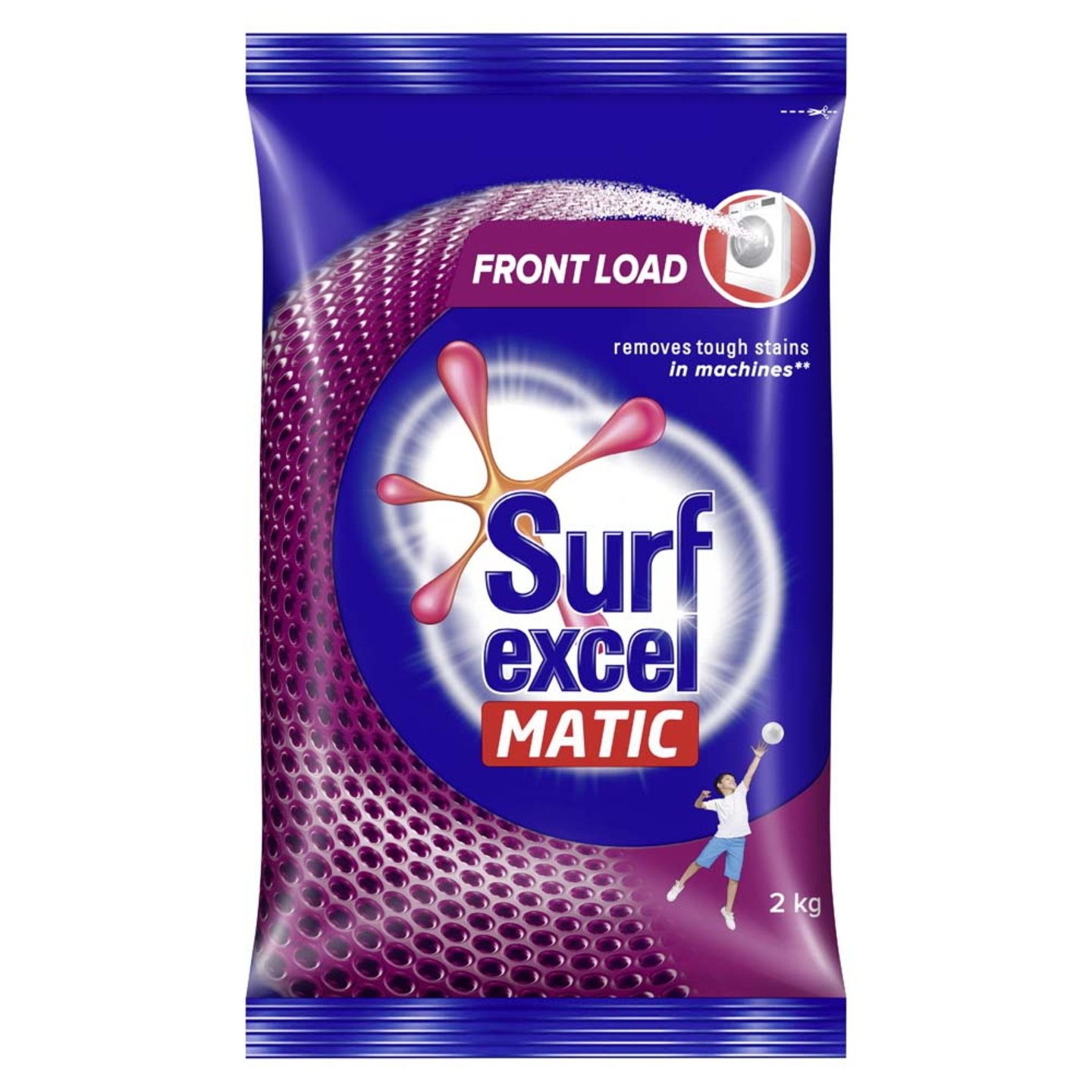 Surf Excel Matic Front Load Detergent Powder (Pouch): 2 kgs