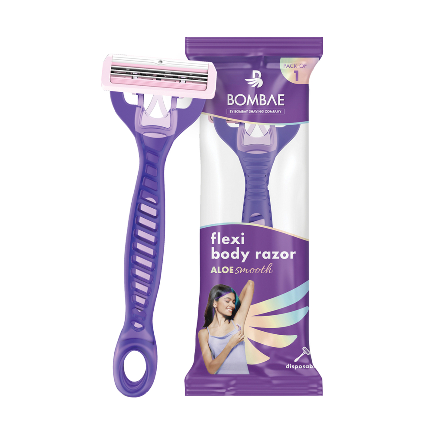 Bombae Flexi Body Razor - Aloe Smooth: 1 Unit