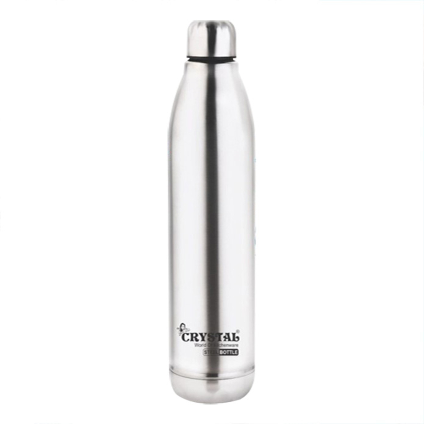 Crystal Stainless Steel Cola Water Bottle: 1 Litre