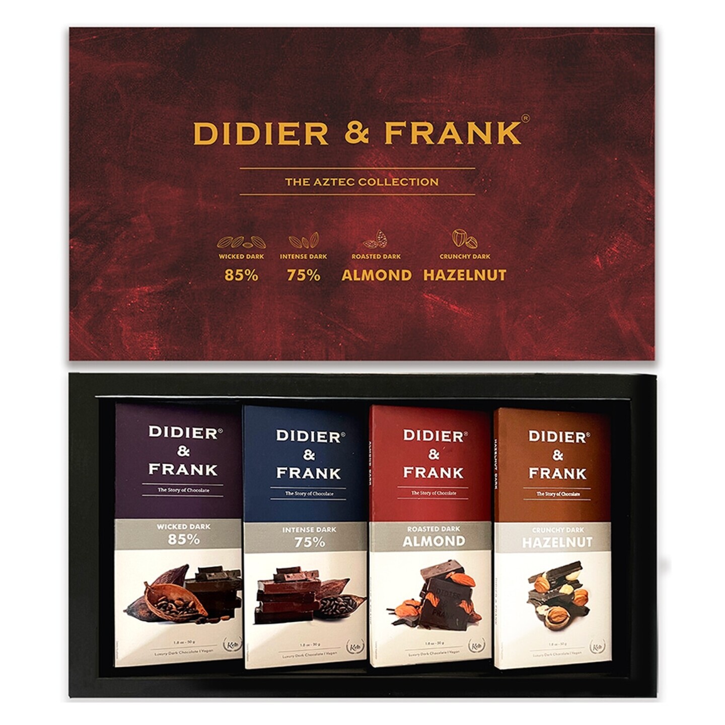 Didier & Frank Assorted Dark Chocolate Gift Box: 200 gms