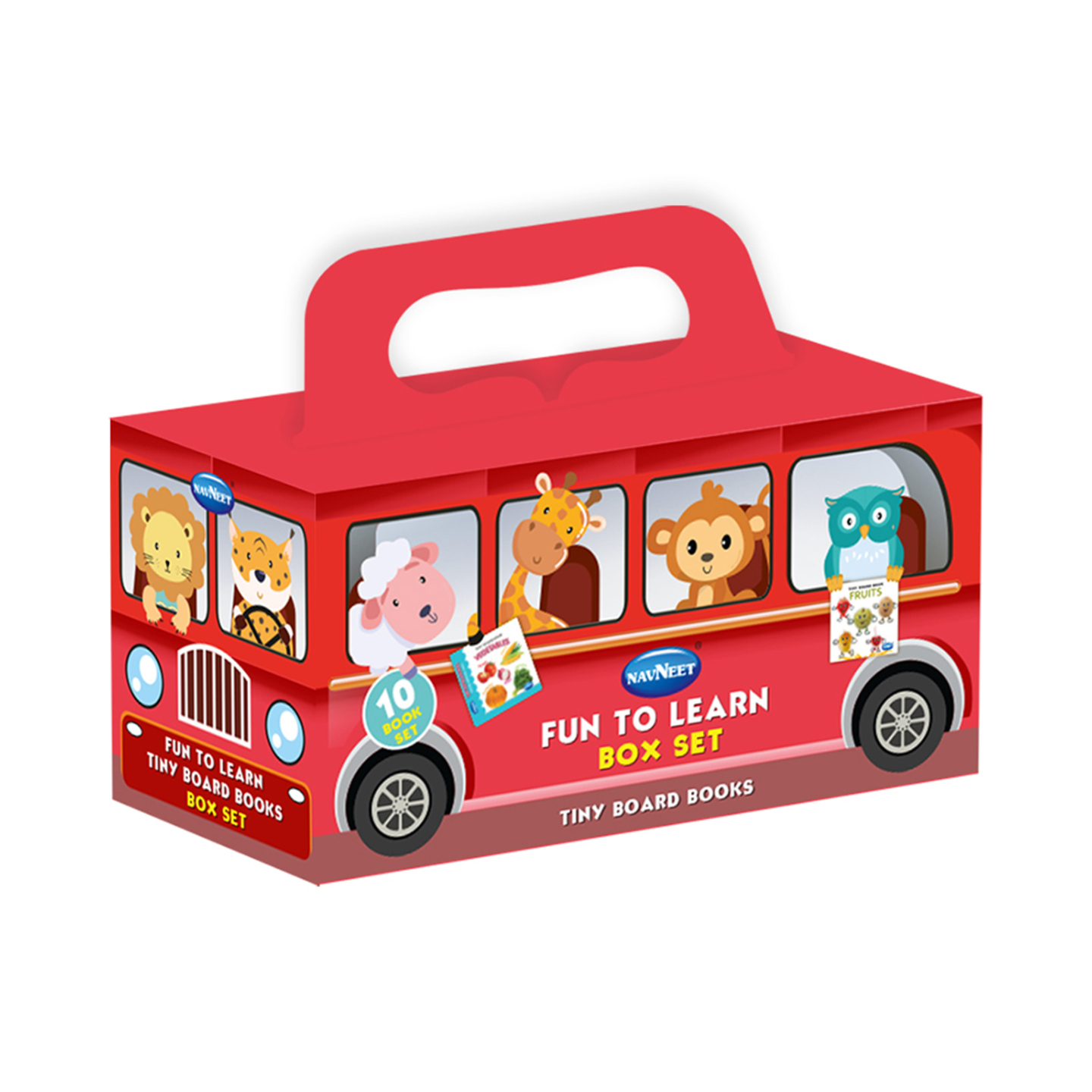 Navneet Fun To Learn Board Book Box: 10 Book Set