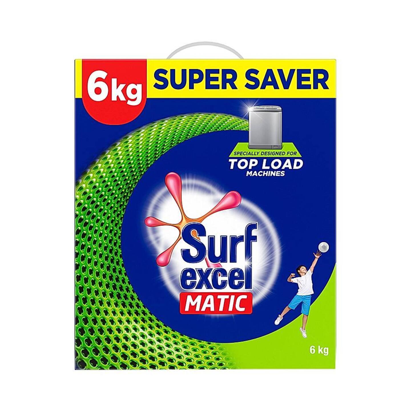 Surf Excel Matic Top Load Detergent Powder: 6 kgs