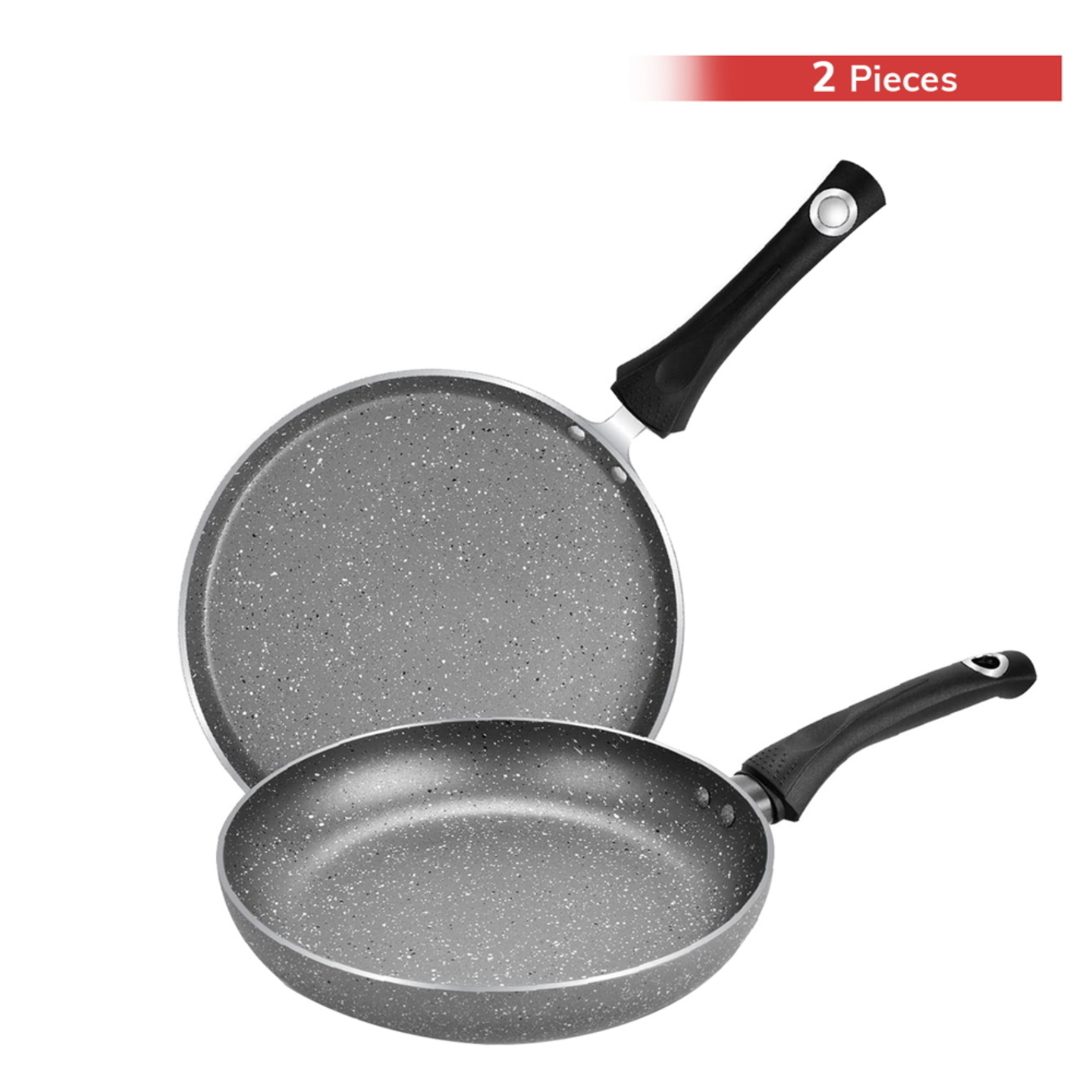 Bergner Bellini Marble Non Stick Cookware Set: 2 Pieces