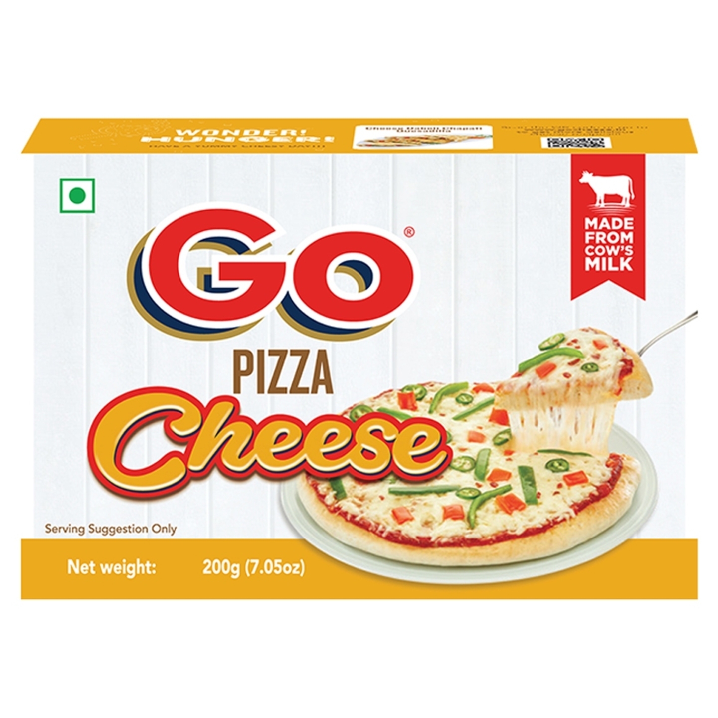 Gowardhan Go Pizza Cheese: 200 gms