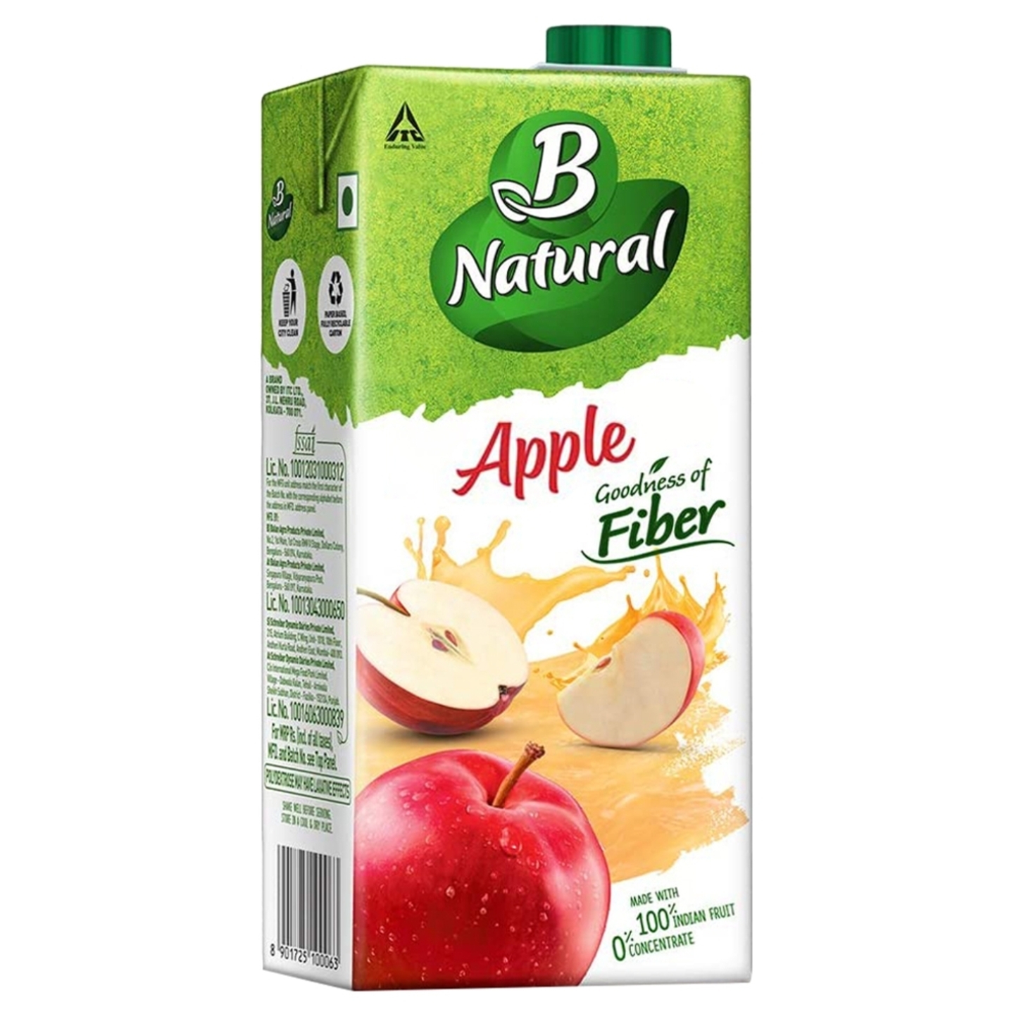 B Natural Apple Pack: 1 Litre