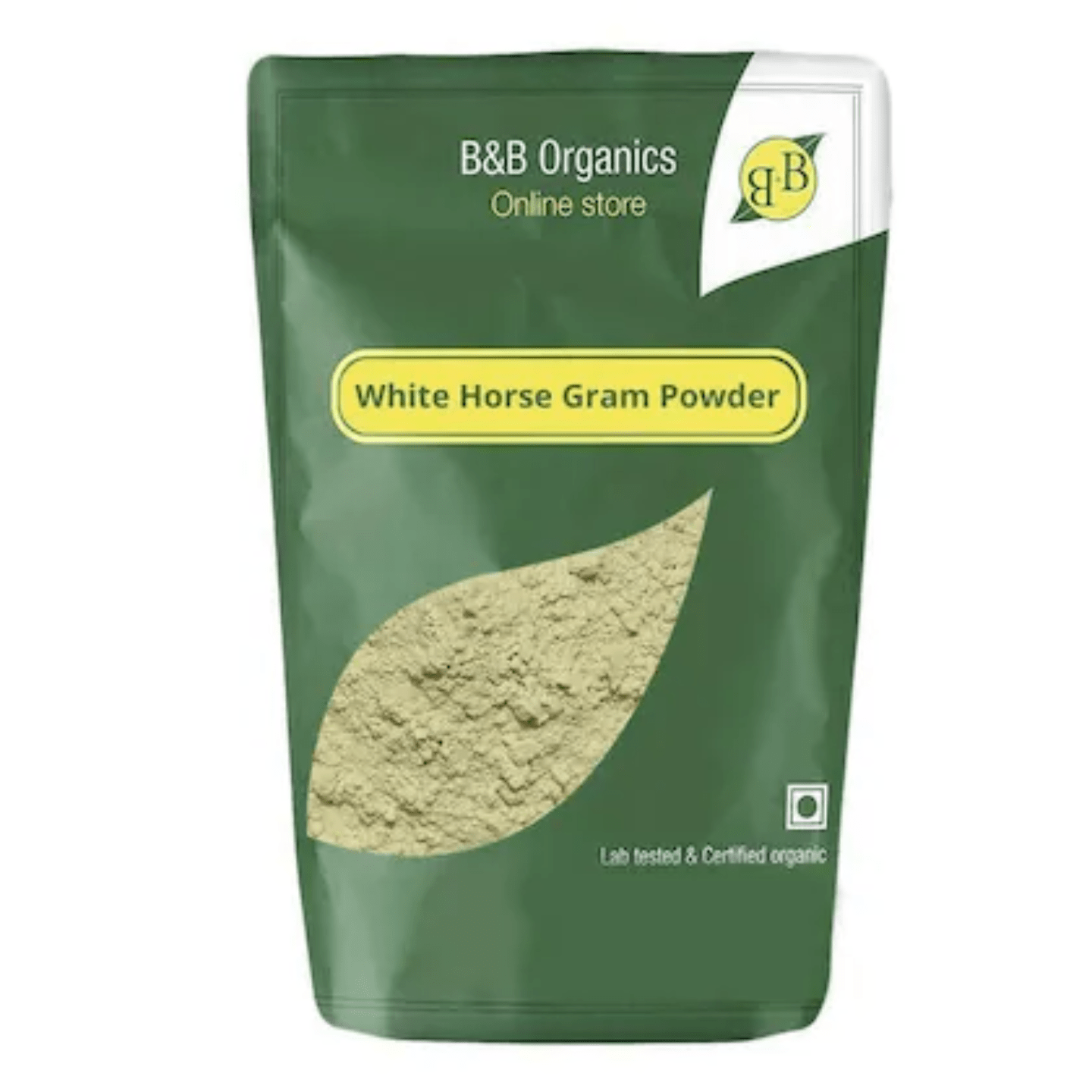 B&B Organics White Horse Gram Powder 500 gm (बी एंड बी ओर्गनिक्स पांढरा कुळीथ पावडर ५०० ग्रॅम)