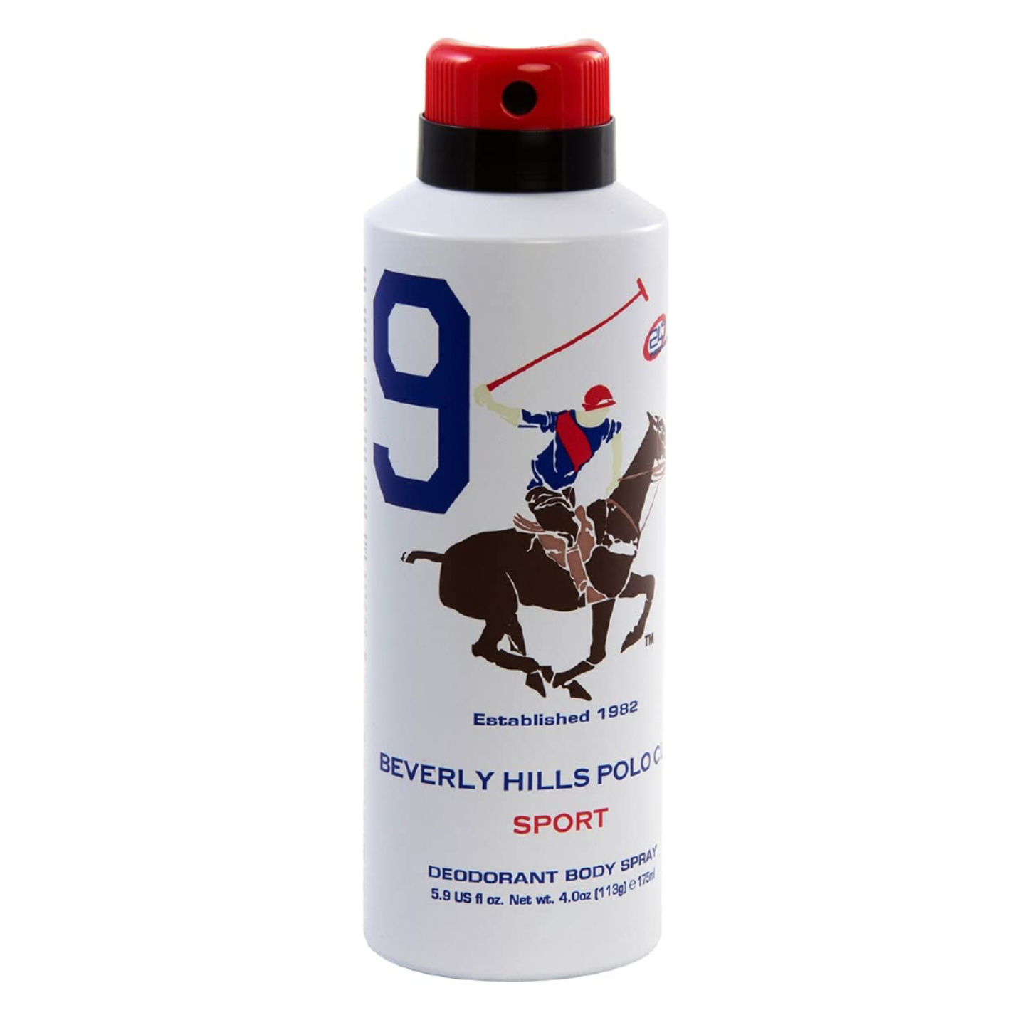 Beverly Hills Polo Club Sport No.9 Men's Deodorant Spray: 175 ml