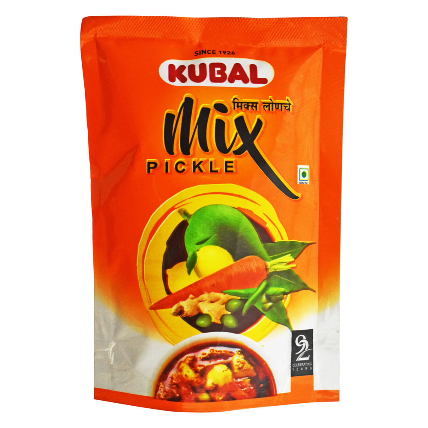 Kubal Mix Pickle Pouch: 200 gms