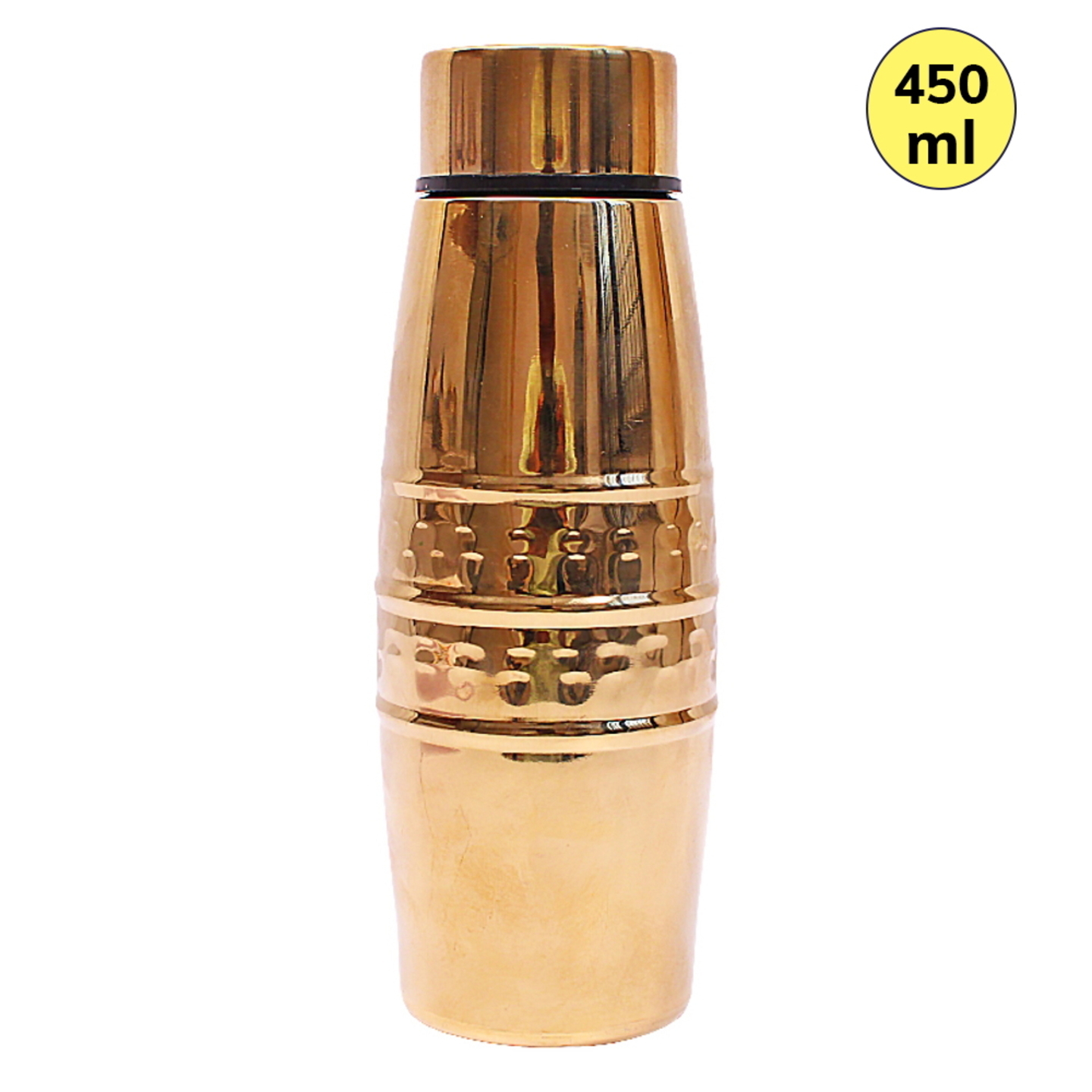 Stainless Steel Dew Gold PVD Coating Water Bottle 450 ml