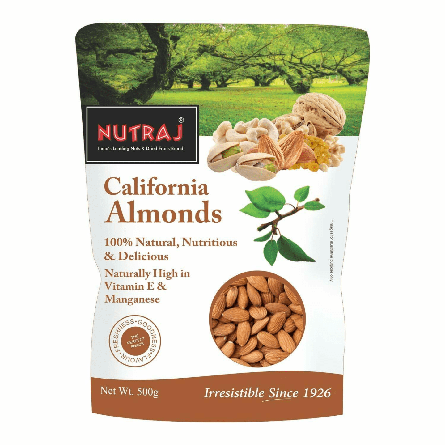 Nutraj California Almonds 500gms