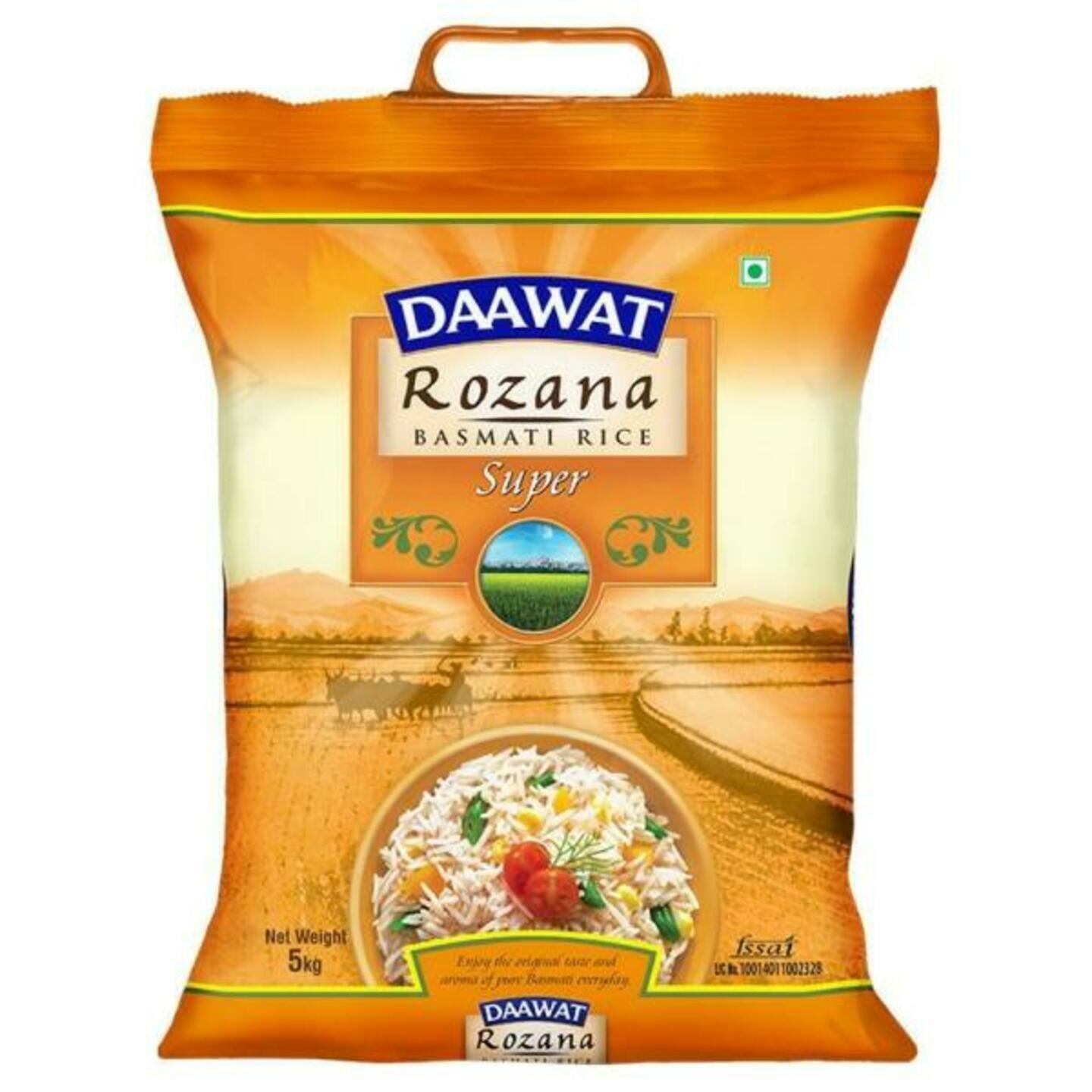 Daawat Rozana Basmati Rice Super 5Kg