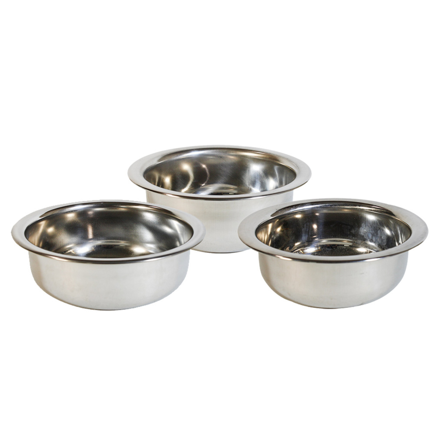 Stainless Steel Bidding Tope Set: 3 Units