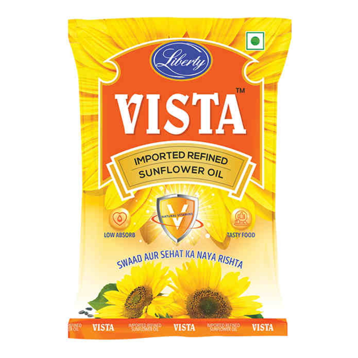 Liberty Vista Imported Refined Sunflower Oil: 1 Ltr