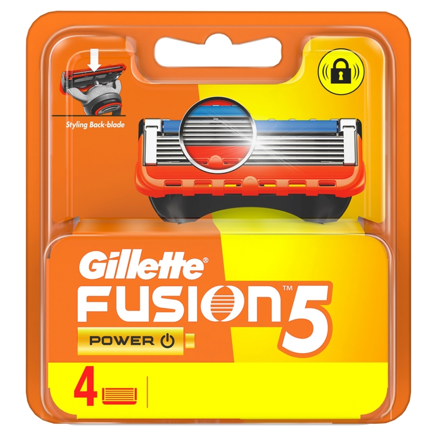 Gillette Fusion Power - 4 Cartridges