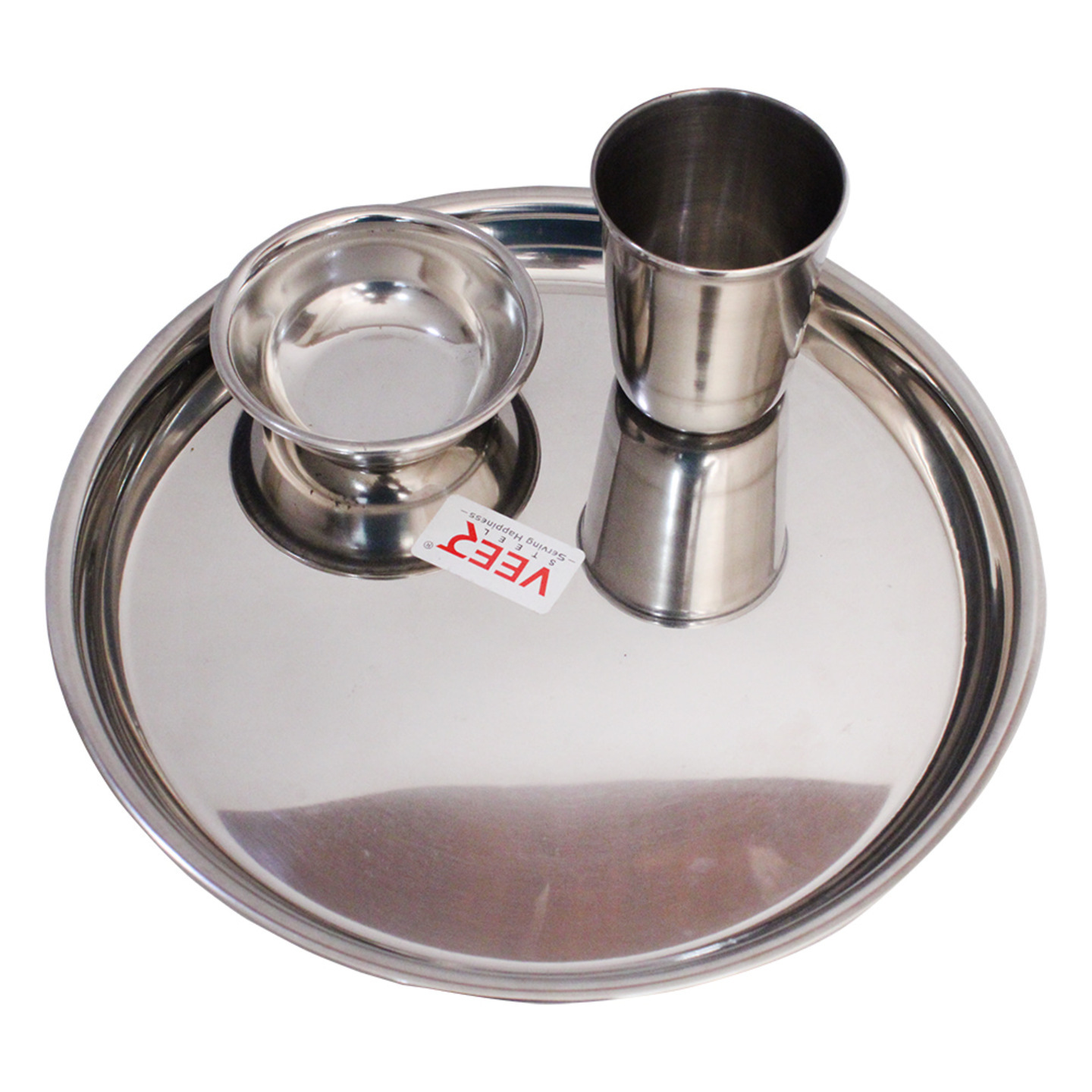 Steel Eco Thali Combo Set: 3 Pieces