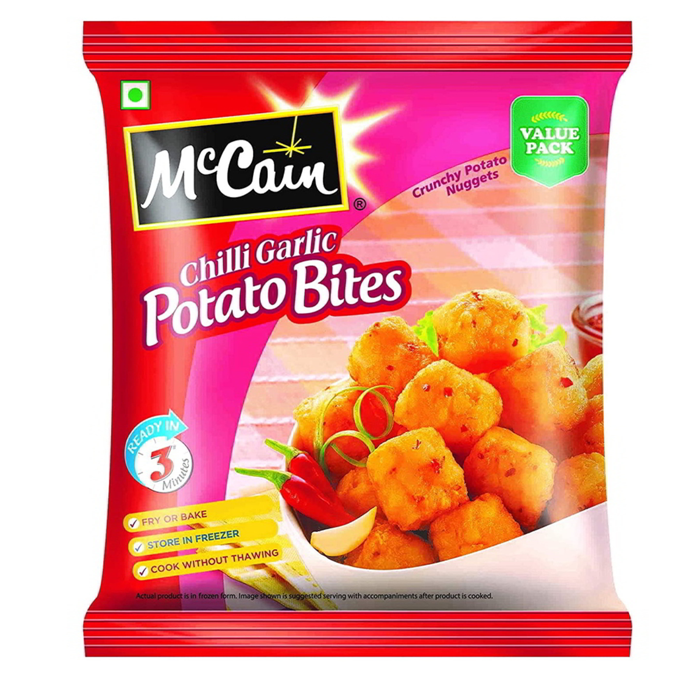 McCain Chilli Garlic Potato Bites 1.24 kgs