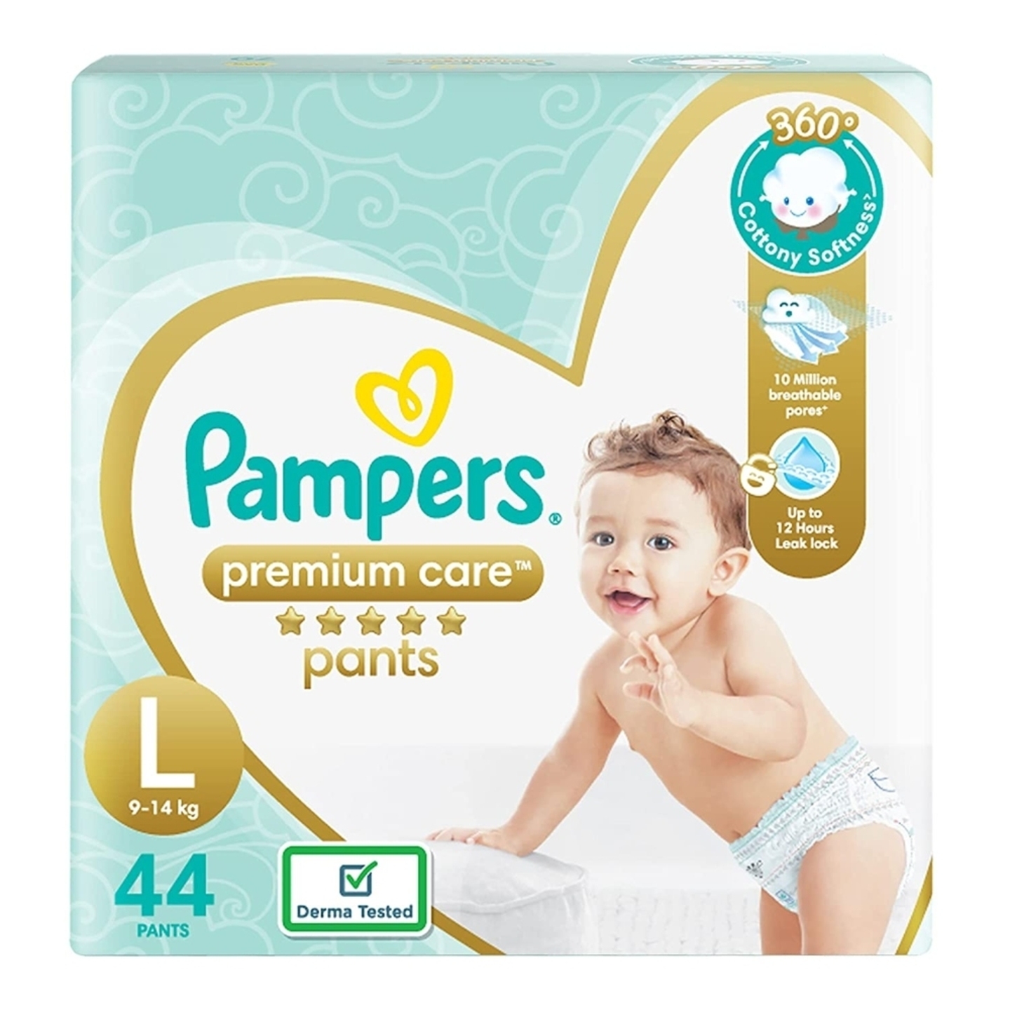 Pampers Premium Care Pants - Large (L): 44 U