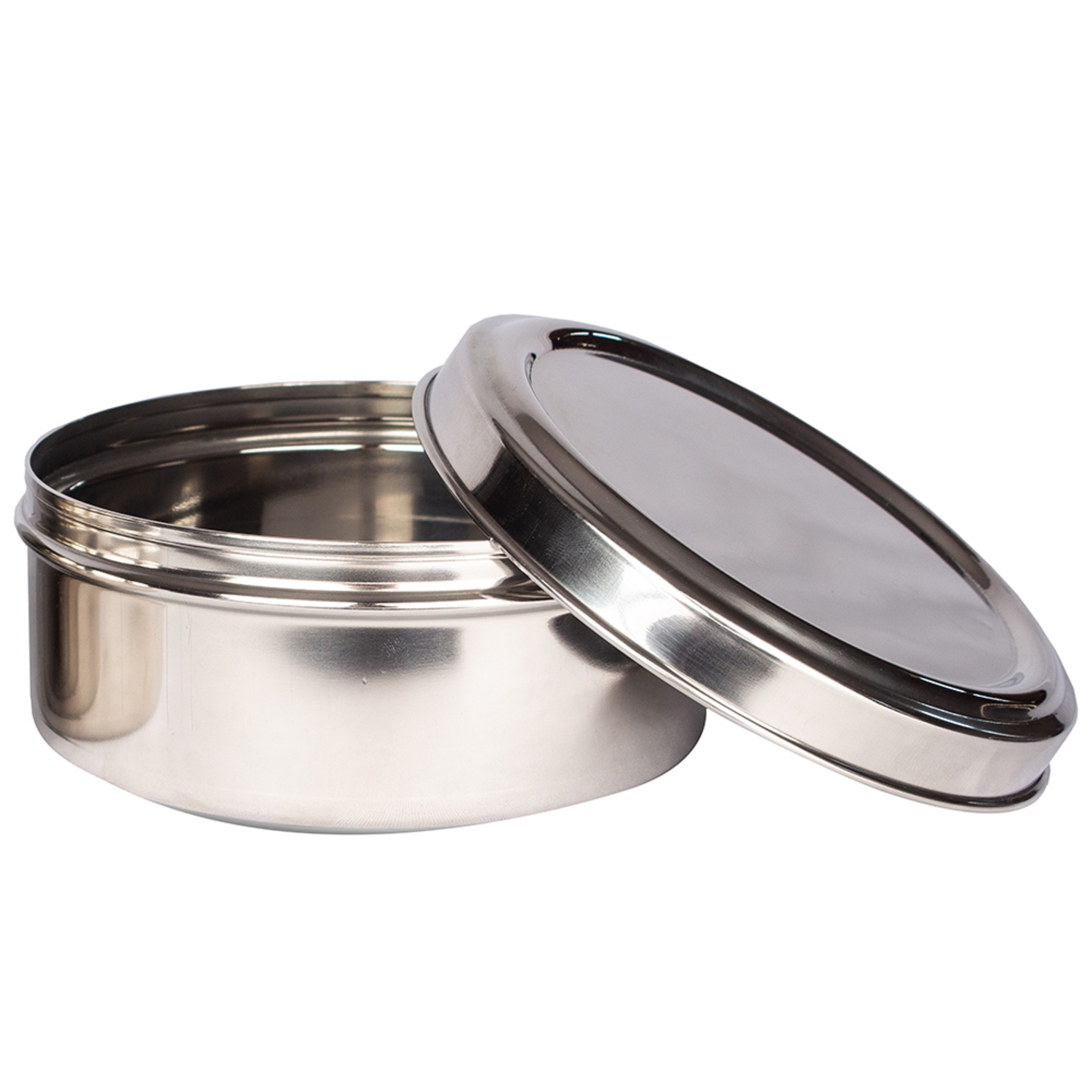 Stainless Steel Puri Dabba - Size 1: 200 ml