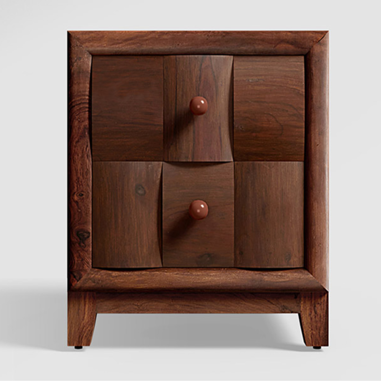 Godrej Retro Bedside Table Fine Walnut