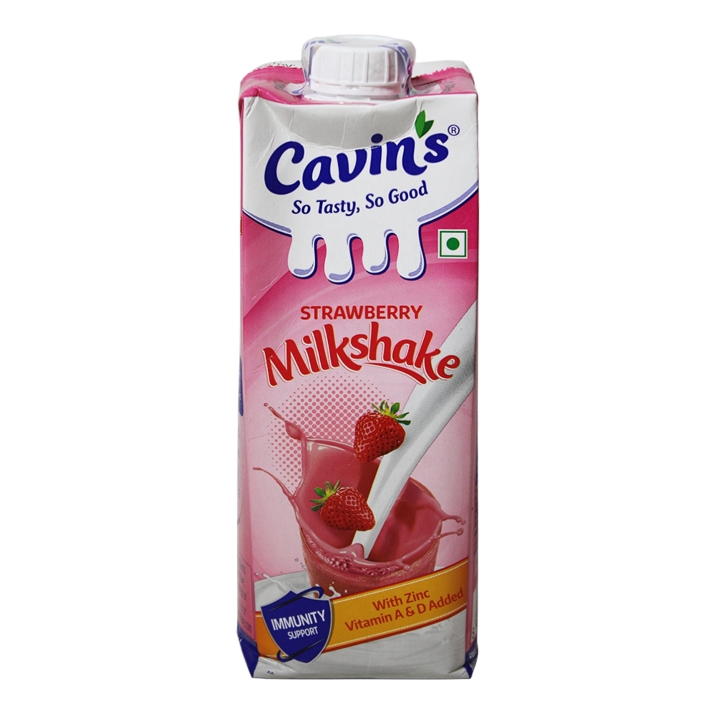 Cavin's Strawberry Milkshake: 1 Litre