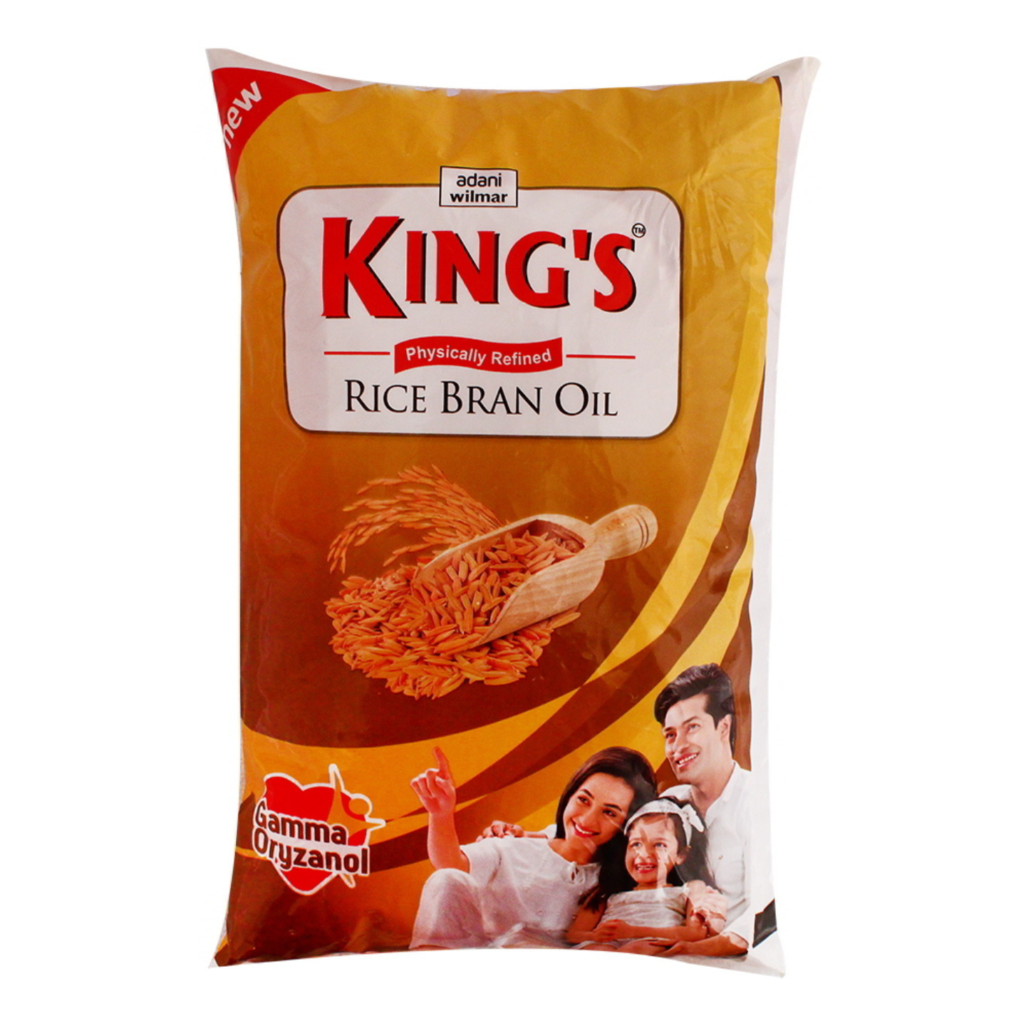 Kings Refined Rice Bran Oil 1 Ltr