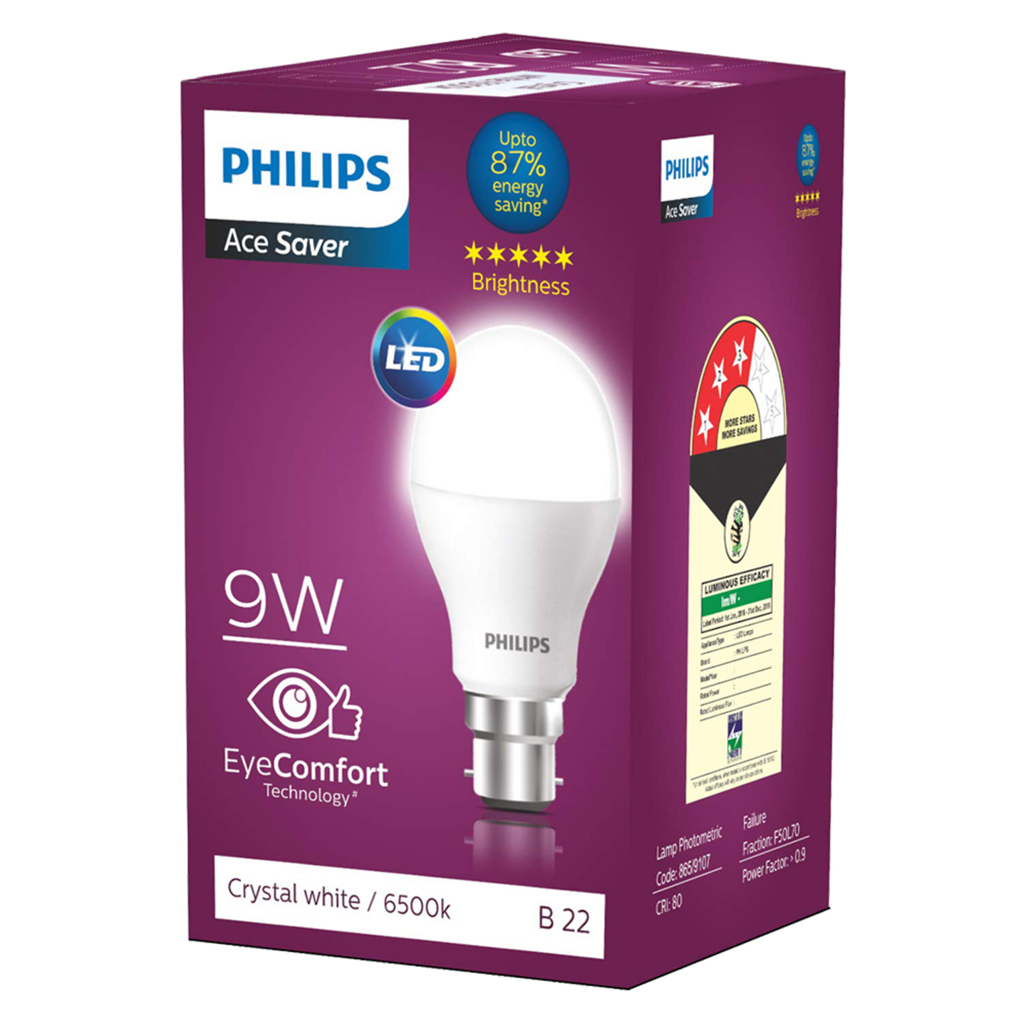 Philips LED Deco Mini White Lamp: 0.5 W