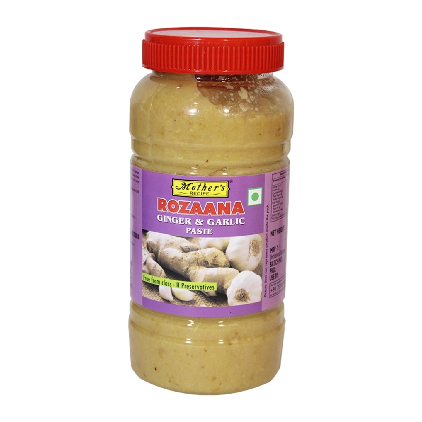 Mother's Recipe Rozaana Ginger & Garlic Paste: 700 gms