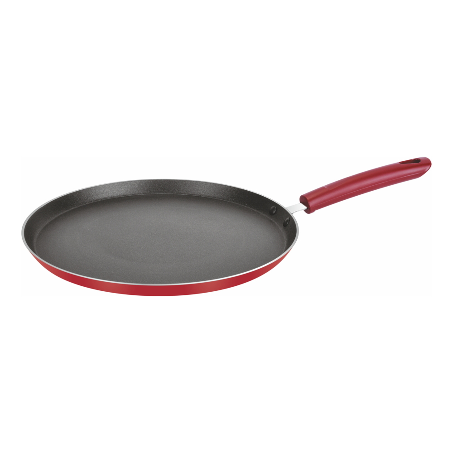 Bergner Non-Stick Soft Touch Handle Flat Tawa - 28 cm: 1 Unit