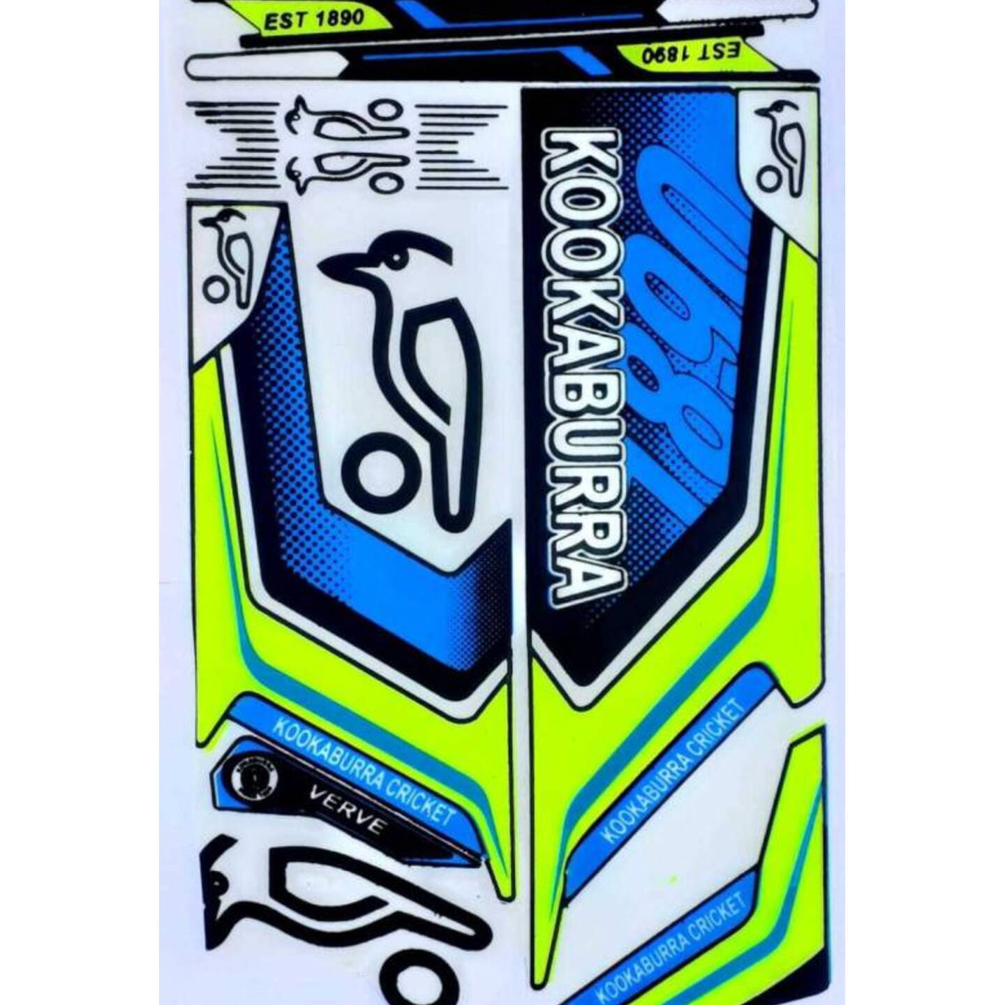 Kookaburra Cricket  Bat Sticker  (Multicolor)