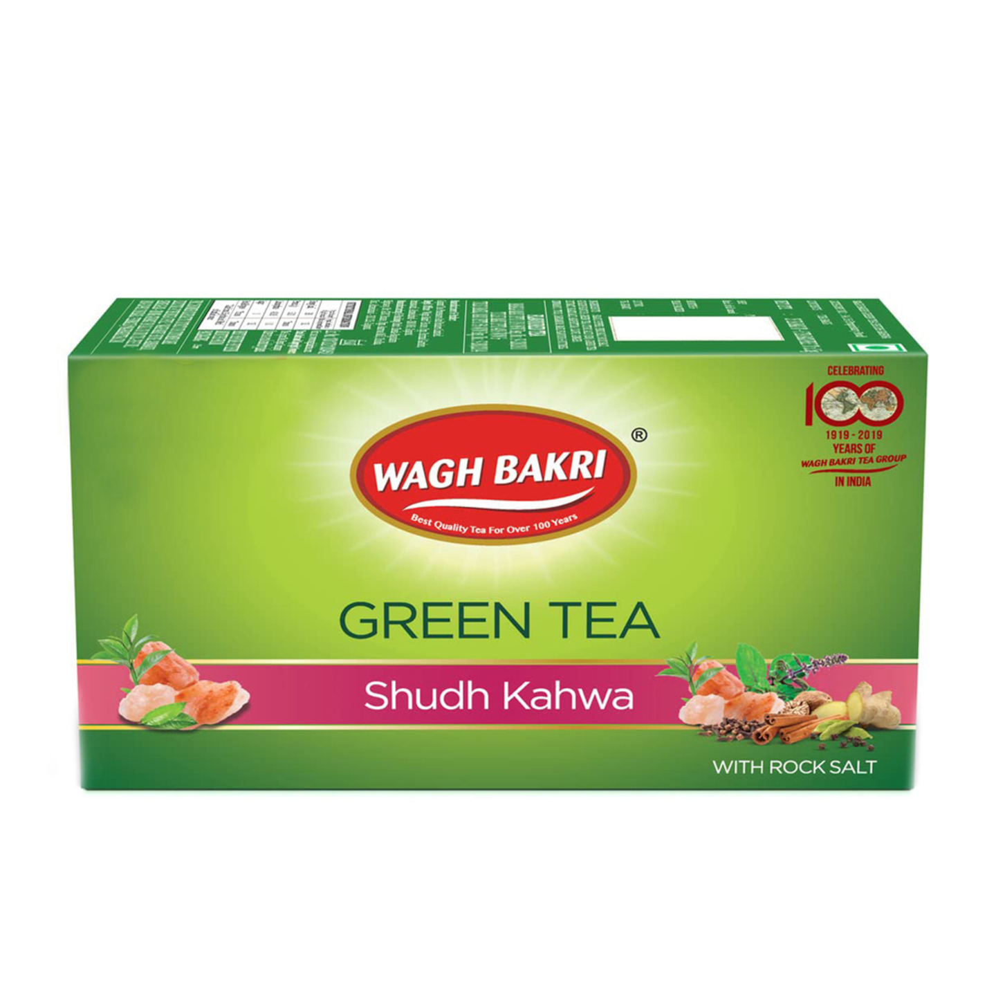 Wagh Bakri Shudh Kahwa Green Tea: 25 Tea-Bags