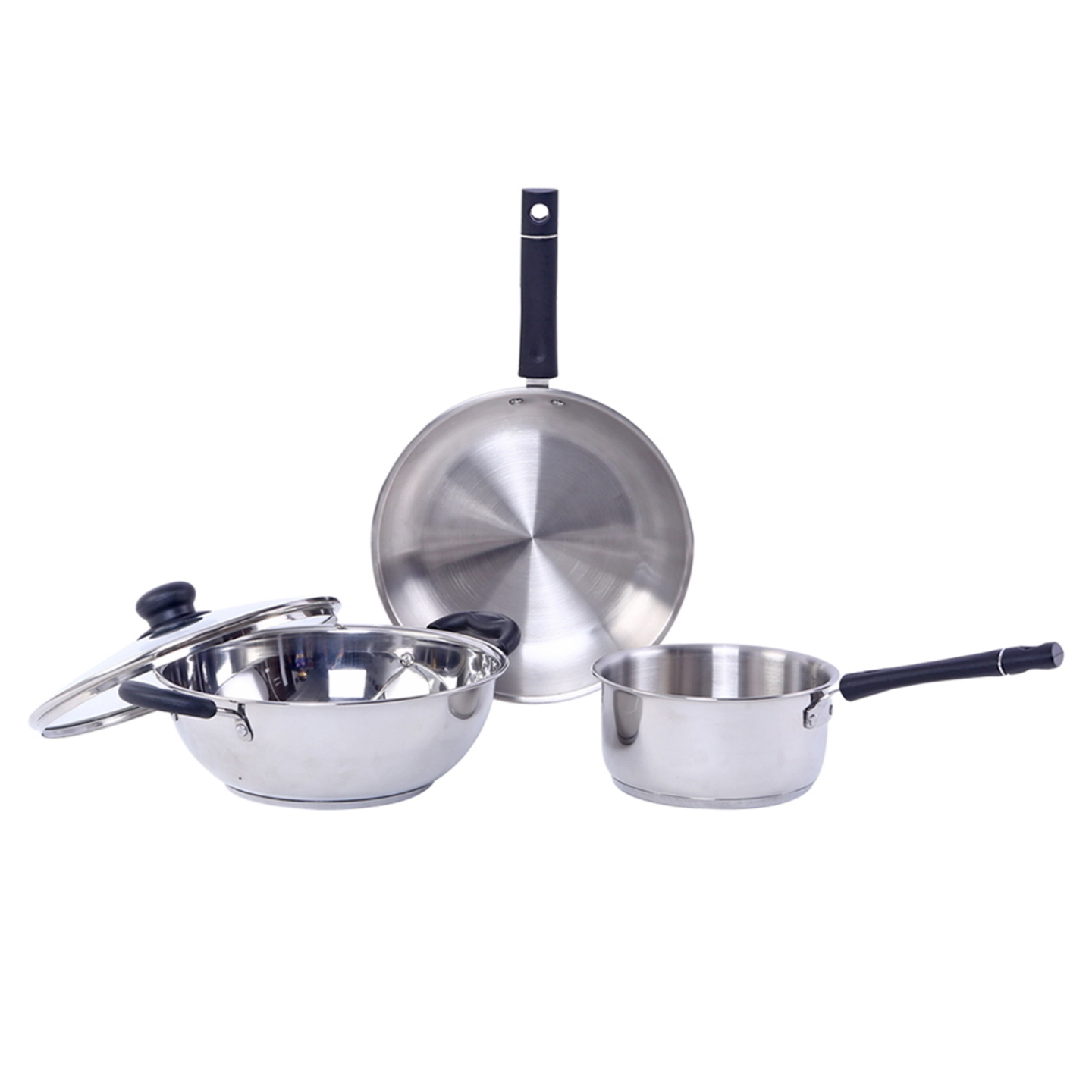 Wonderchef Stainless Steel Stanton Plus Cookware Set: 3 Pieces