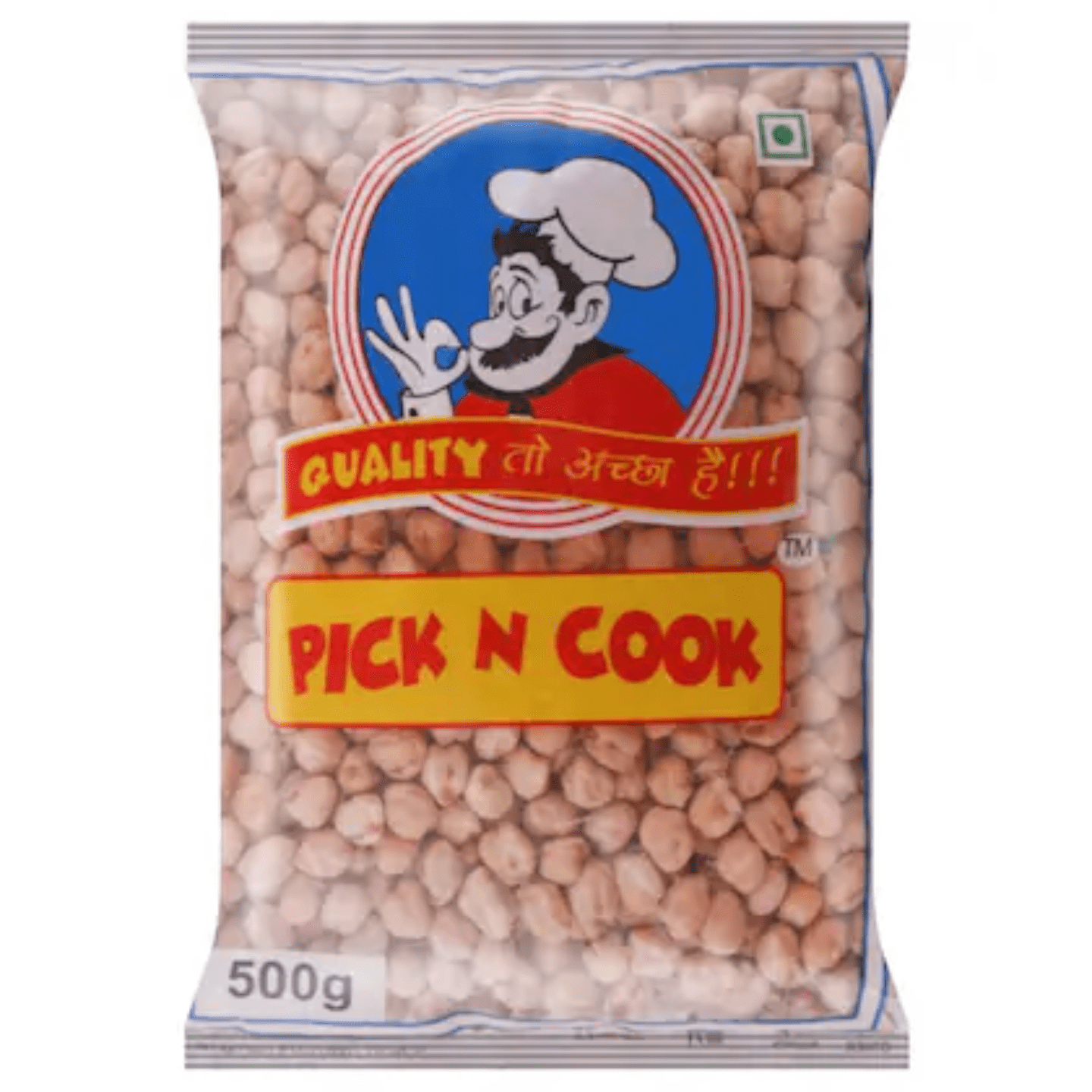 Pick N Cook Regular Kabuli Chana 500 gm (पिक ऍन कुक काबुली चणे ५०० ग्रॅम)