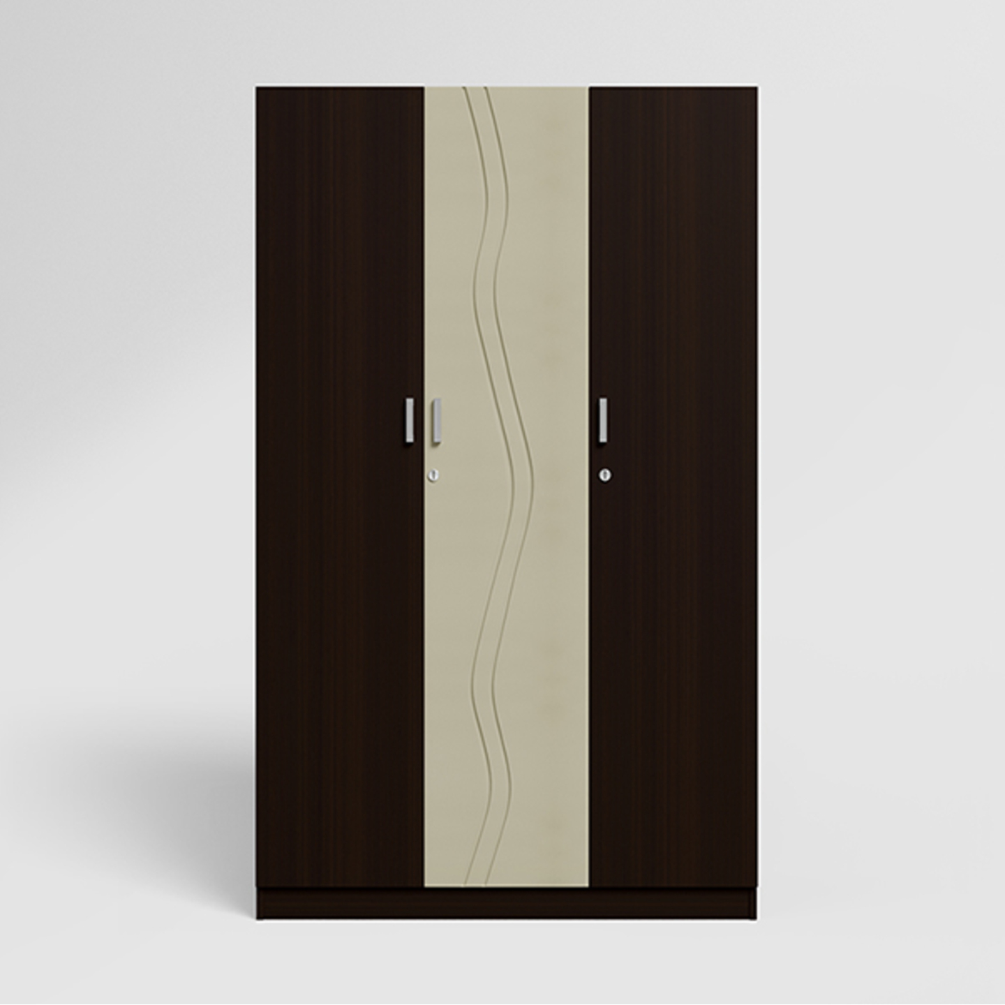 Godrej Vurv V2 3 Door Wooden Wardrobe Colarain