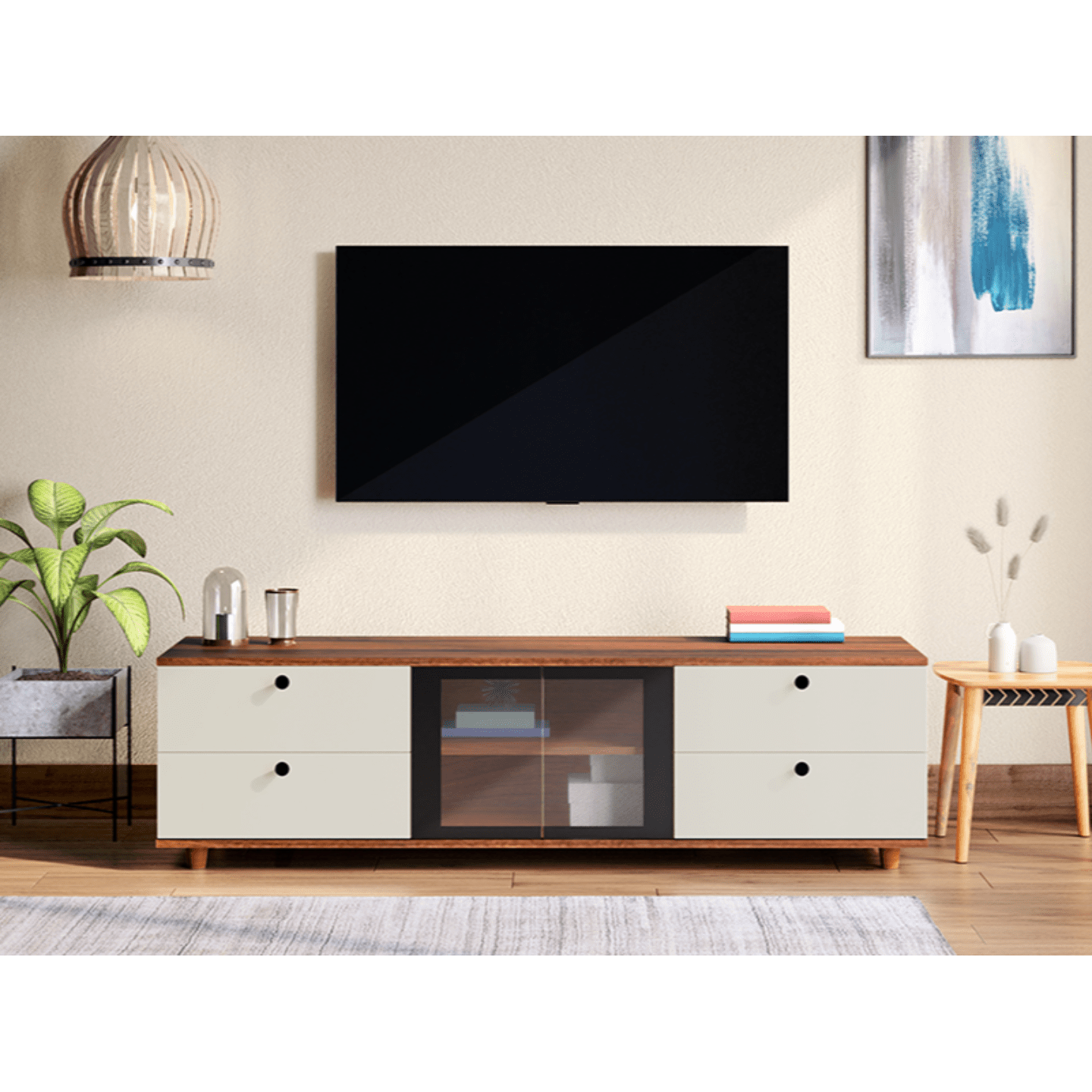 Godrej Meraki Media Unit Brown Color