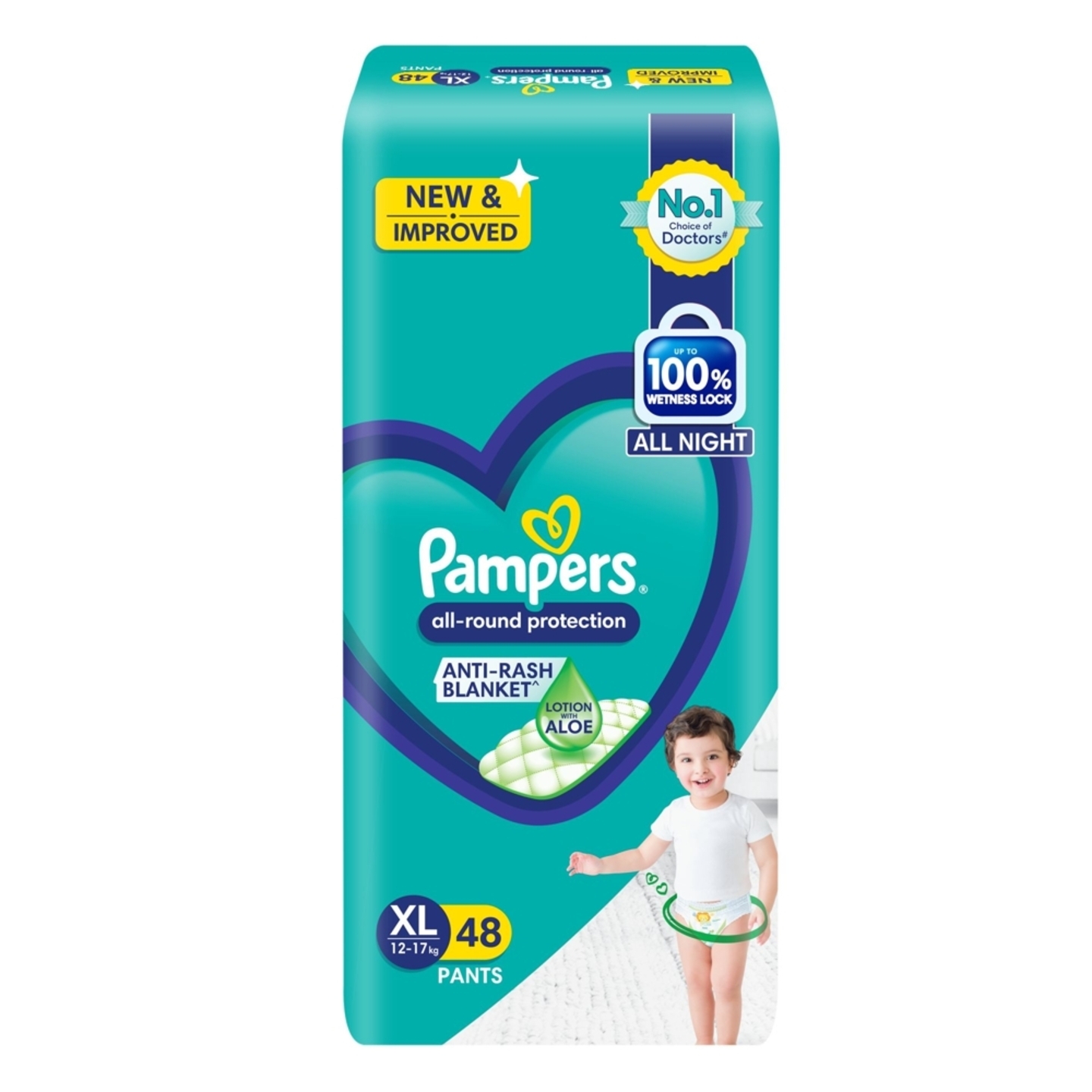 Pampers All-Round Protection Pants - Extra Large (XL): 48 U