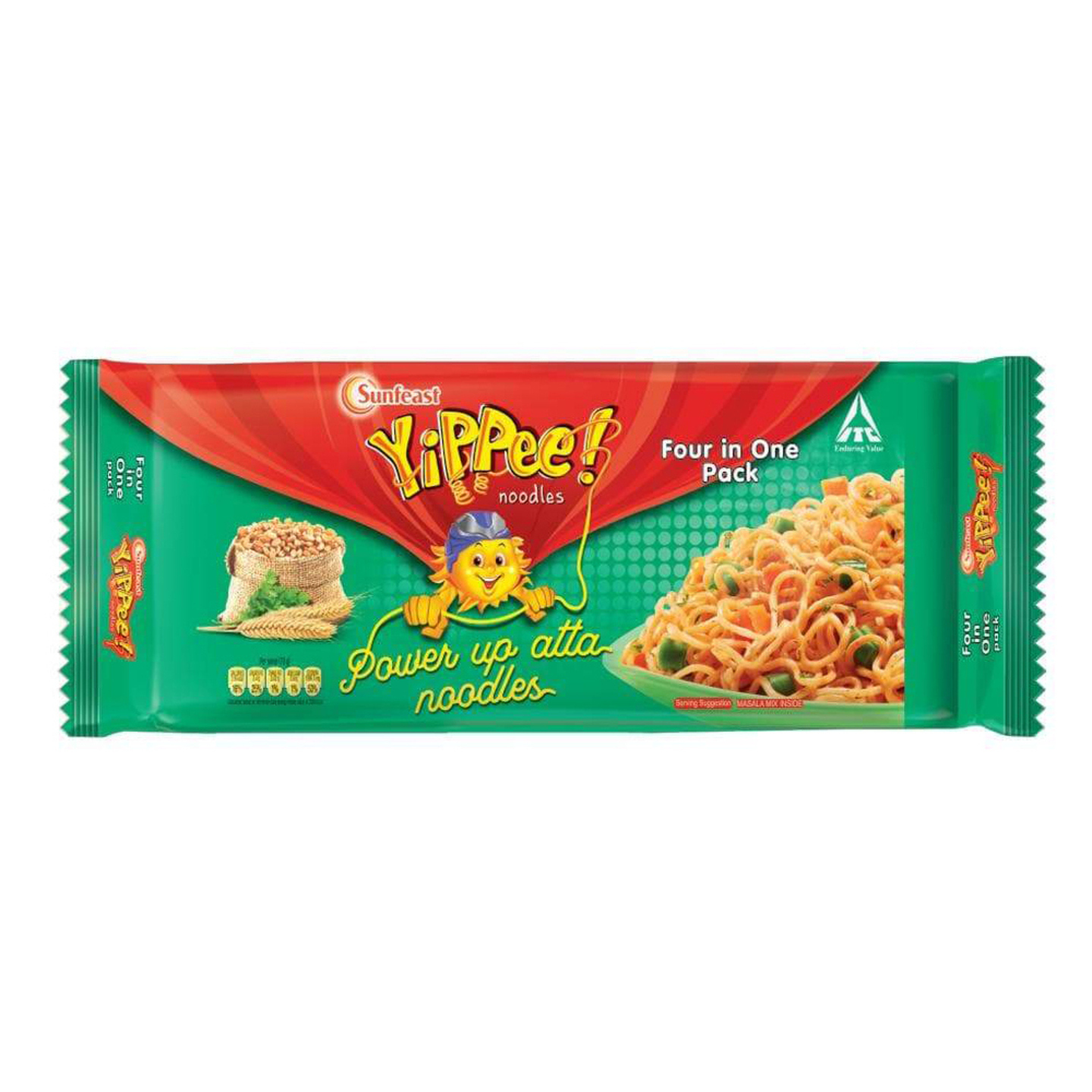 Sunfeast Yippee Power Up Masala Atta Noodles: 280 gms