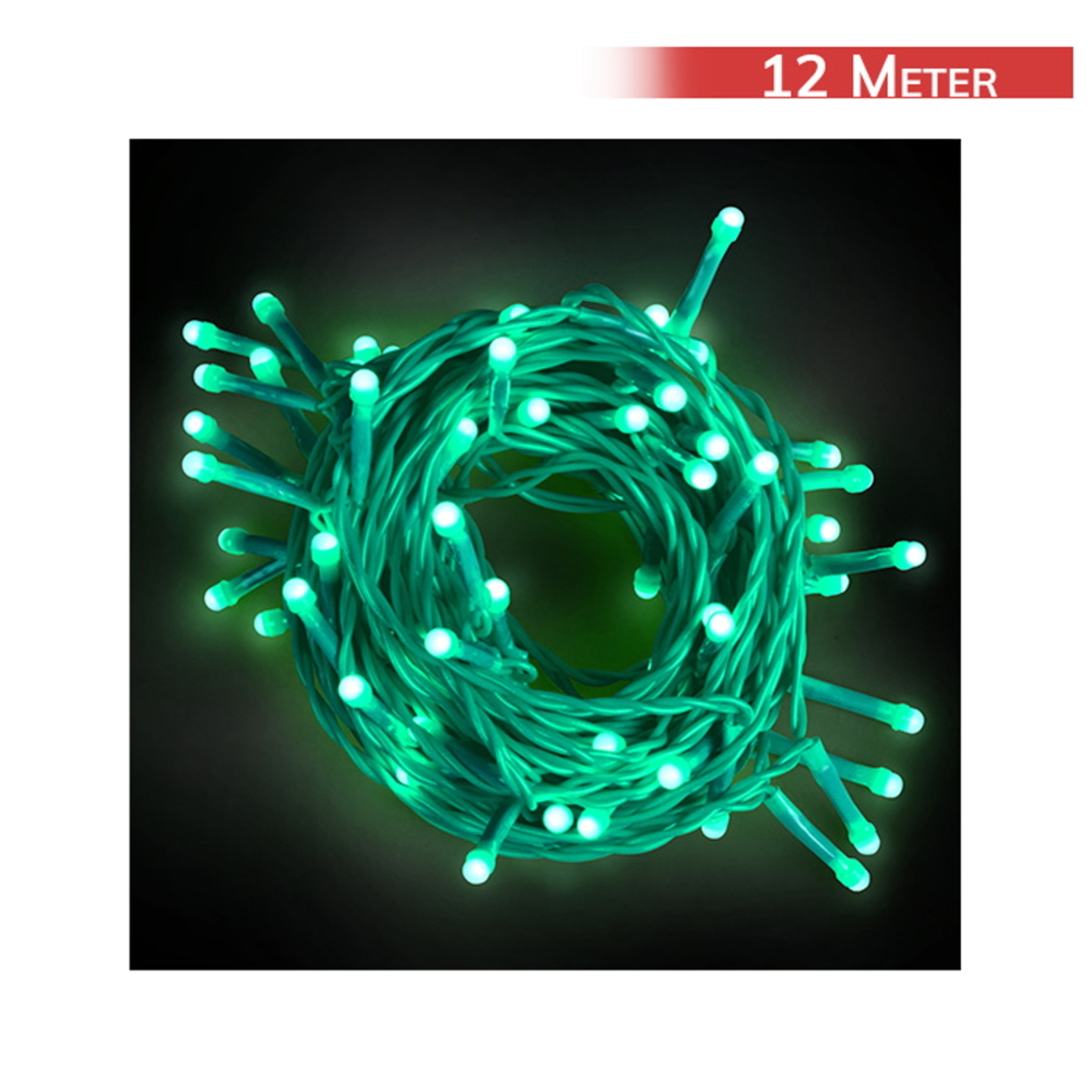 Ecolink StarGlow LED String Light - Green: 12 Meter