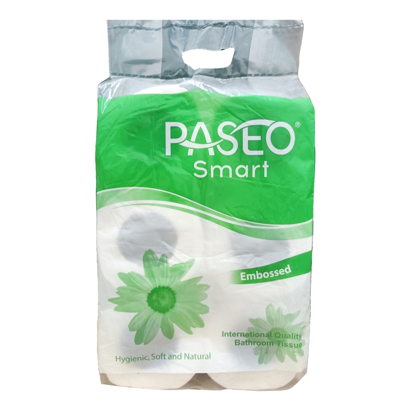 Paseo Smart Embossed Bathroom Tissue Rolls: 6 Units